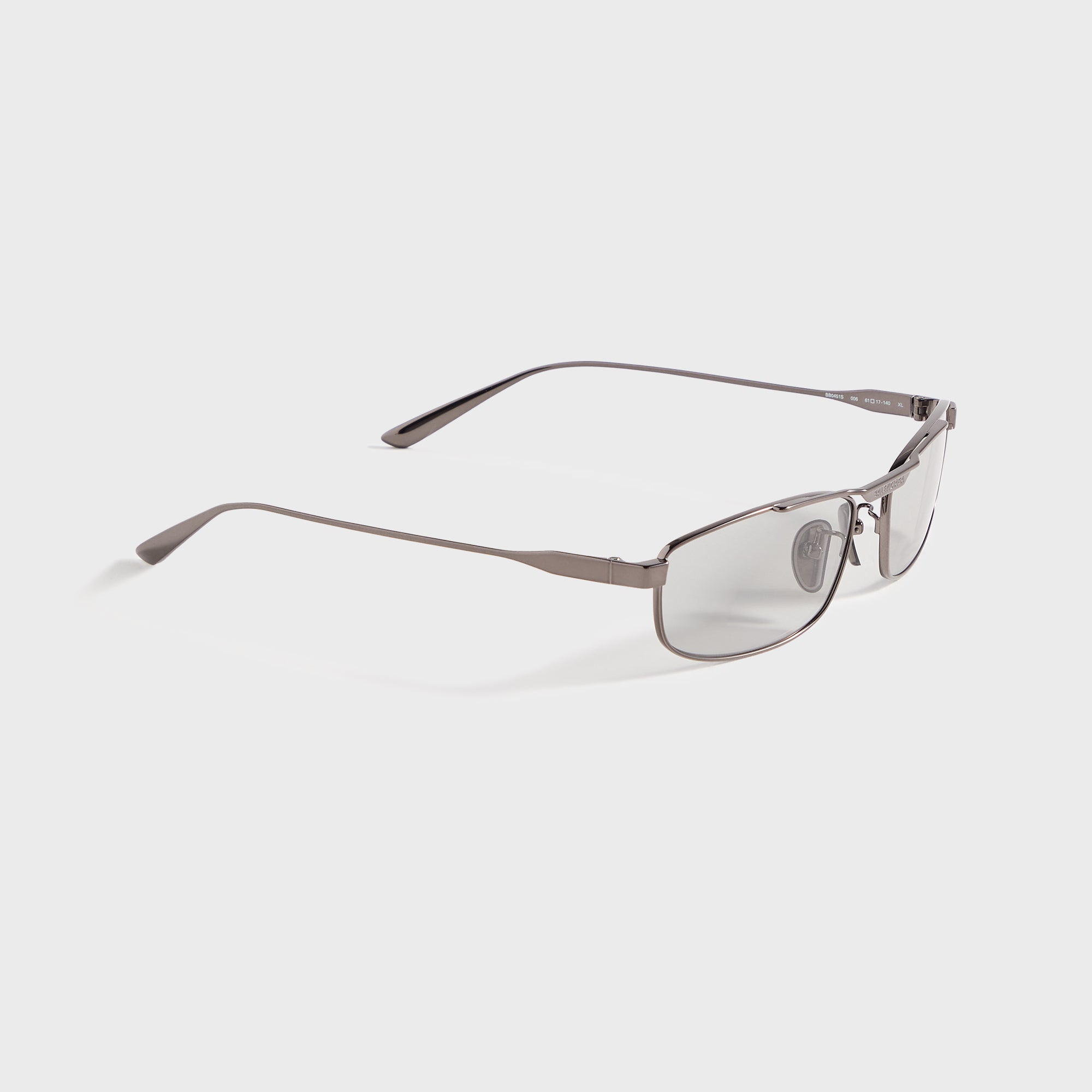 Оригінальна Bb0451s Sunglasses Grey Balenciaga – вид ззаду - BALENCIAGA