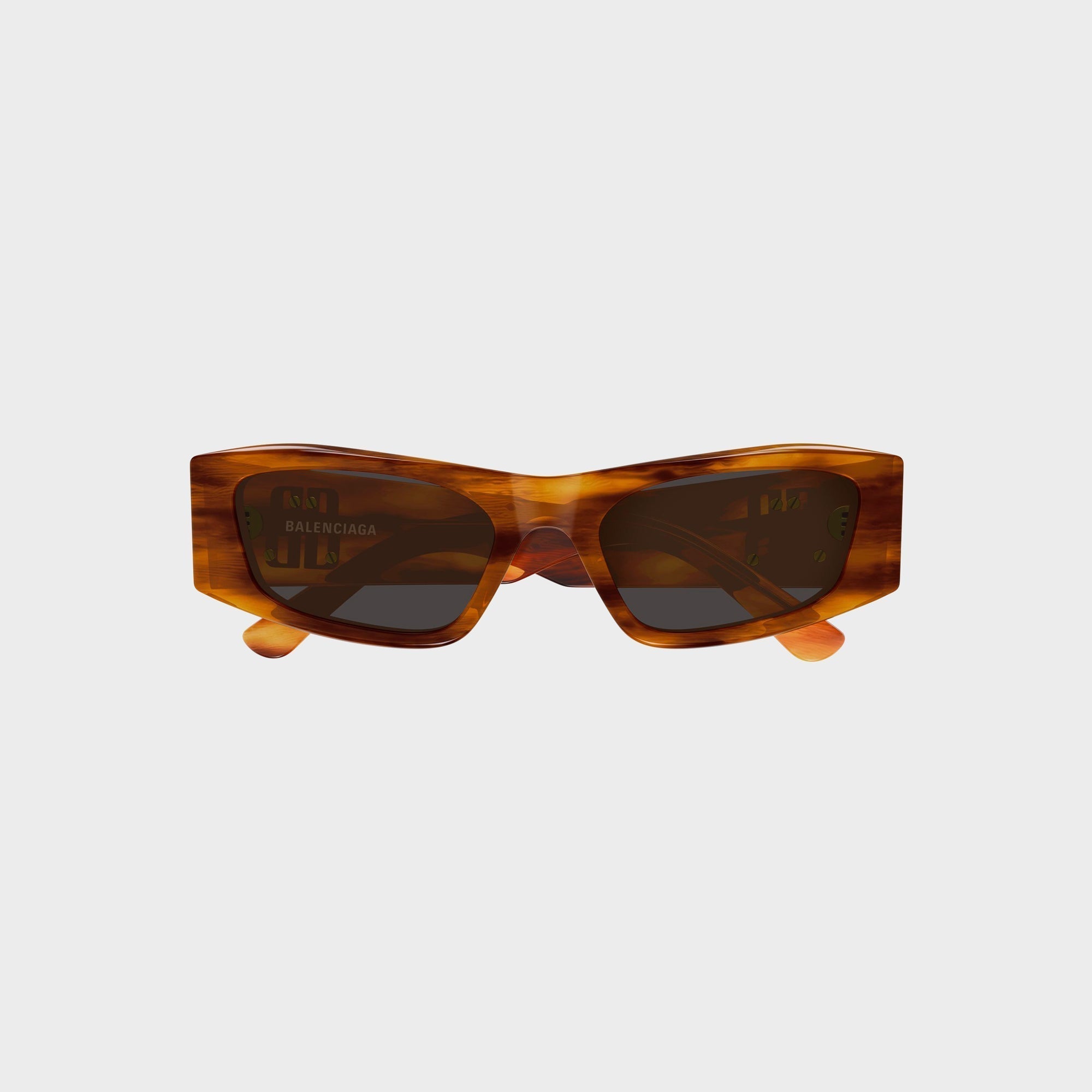 Bb0478s Recycled Acetate Sunglasses Brown Balenciaga оригінал – Купити в Україні – вид ззаду