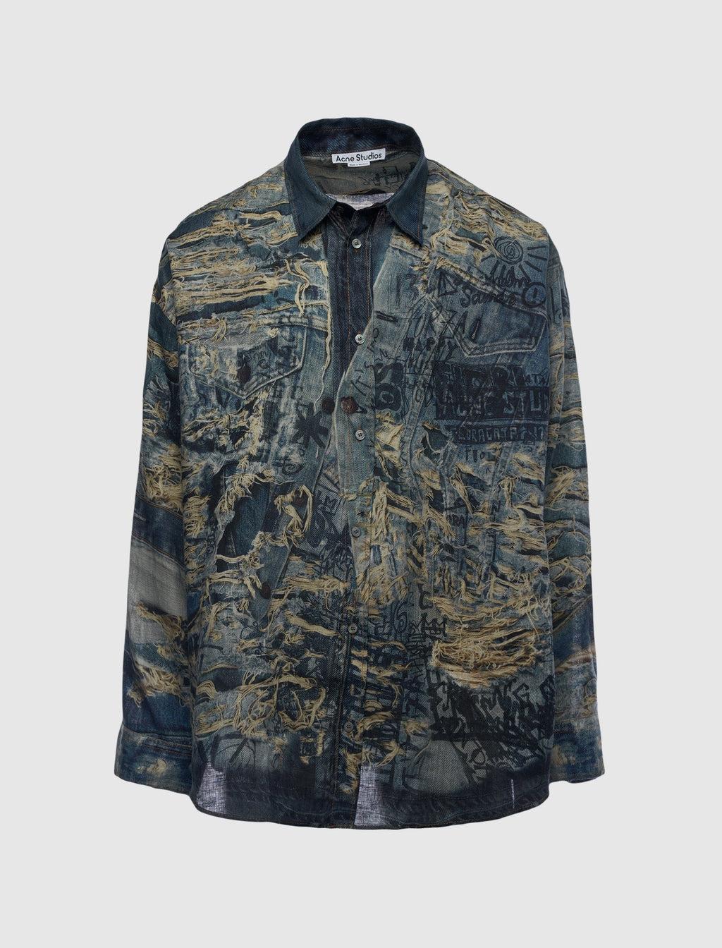Printed Shirt Acne studios – Гарантія оригінальності – боковий вид
