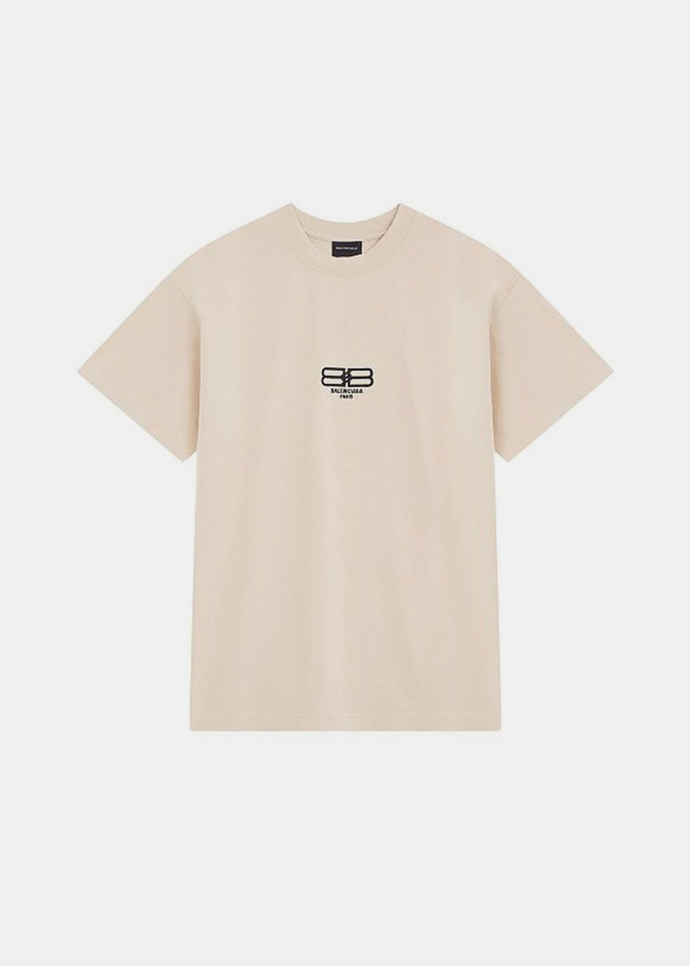 Оригінальна Beige Logo Monogram T-Shirt Balenciaga – боковий вид