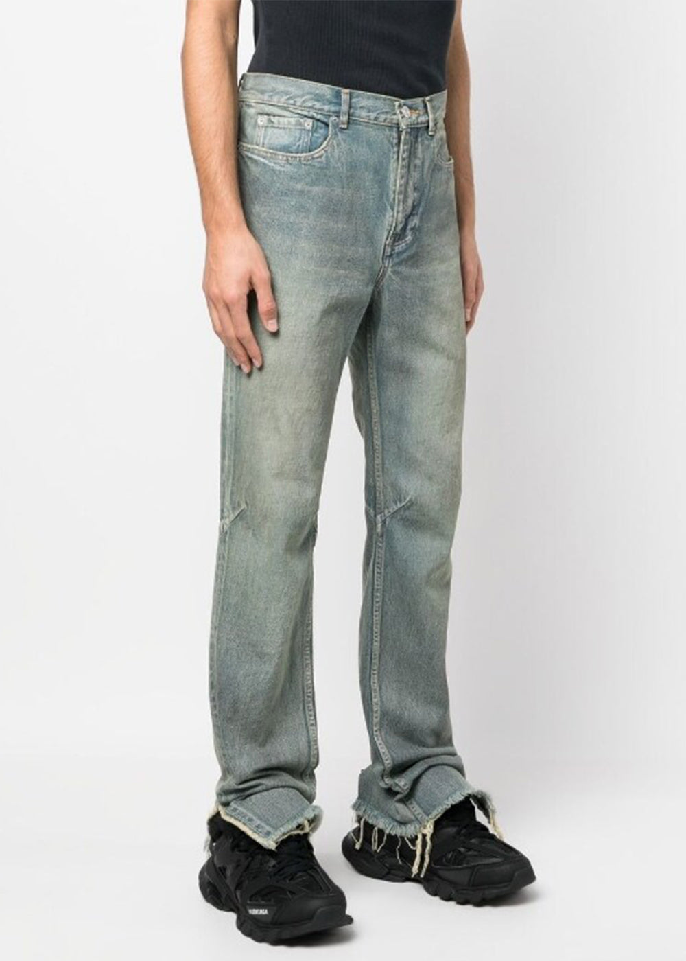 Blue Smudged Jeans Balenciaga оригінал – Купити в Україні – вид ззаду