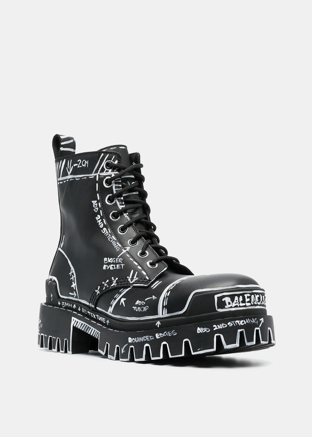 Оригінальна Black Strike L20 Ankle Boots Balenciaga – вид ззаду