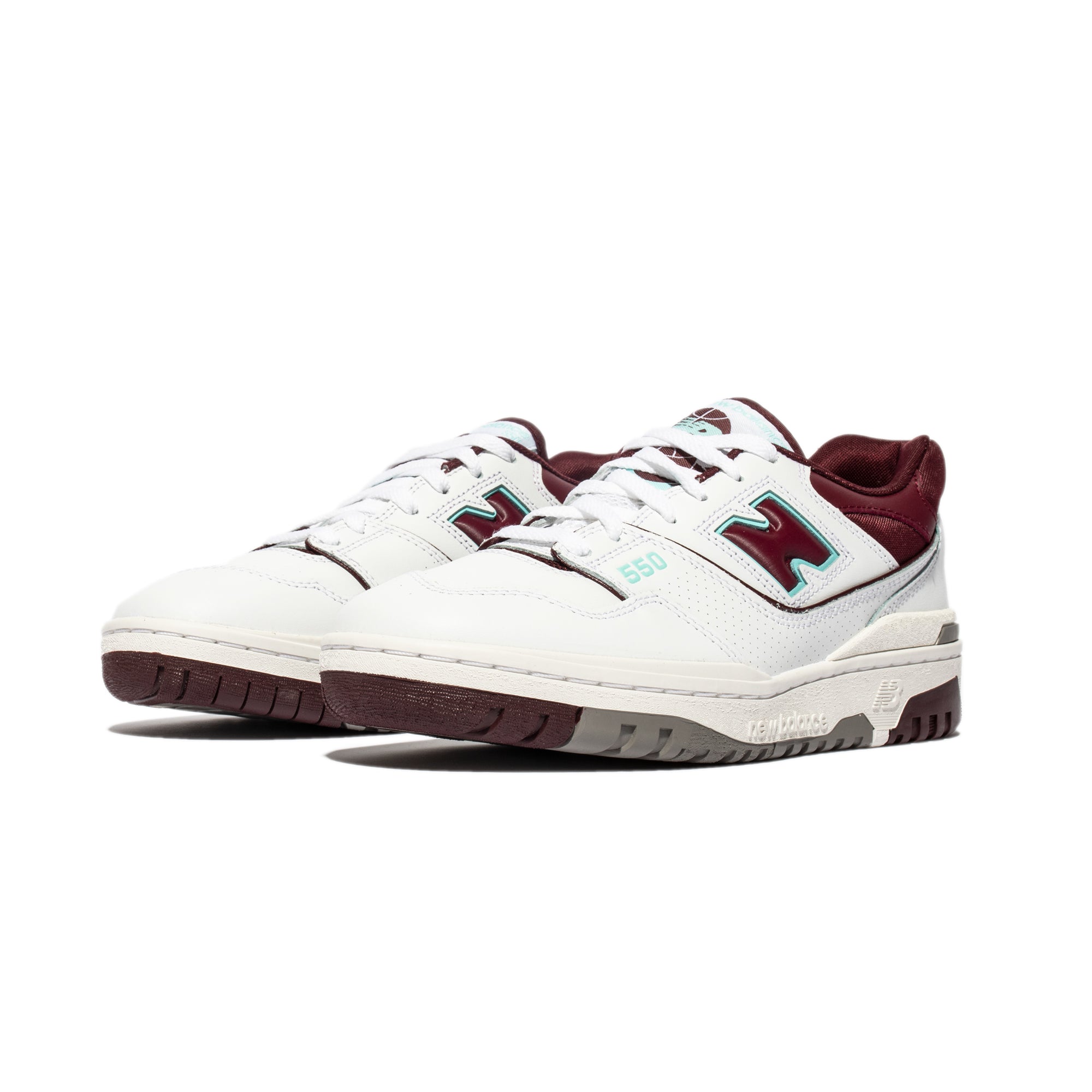 Оригінальна Mens 550 Shoes Burgundy New balance – вид ззаду