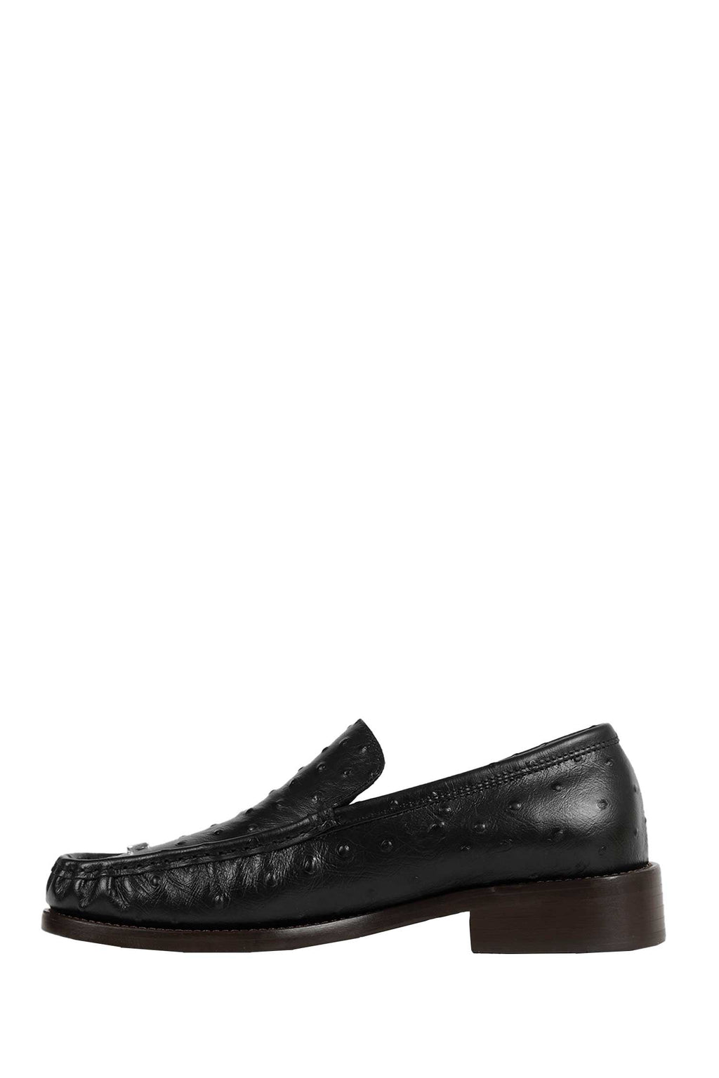 Ostrich-Printed Leather Loafers Acne studios оригінал – Купити в Україні – збільшений вид