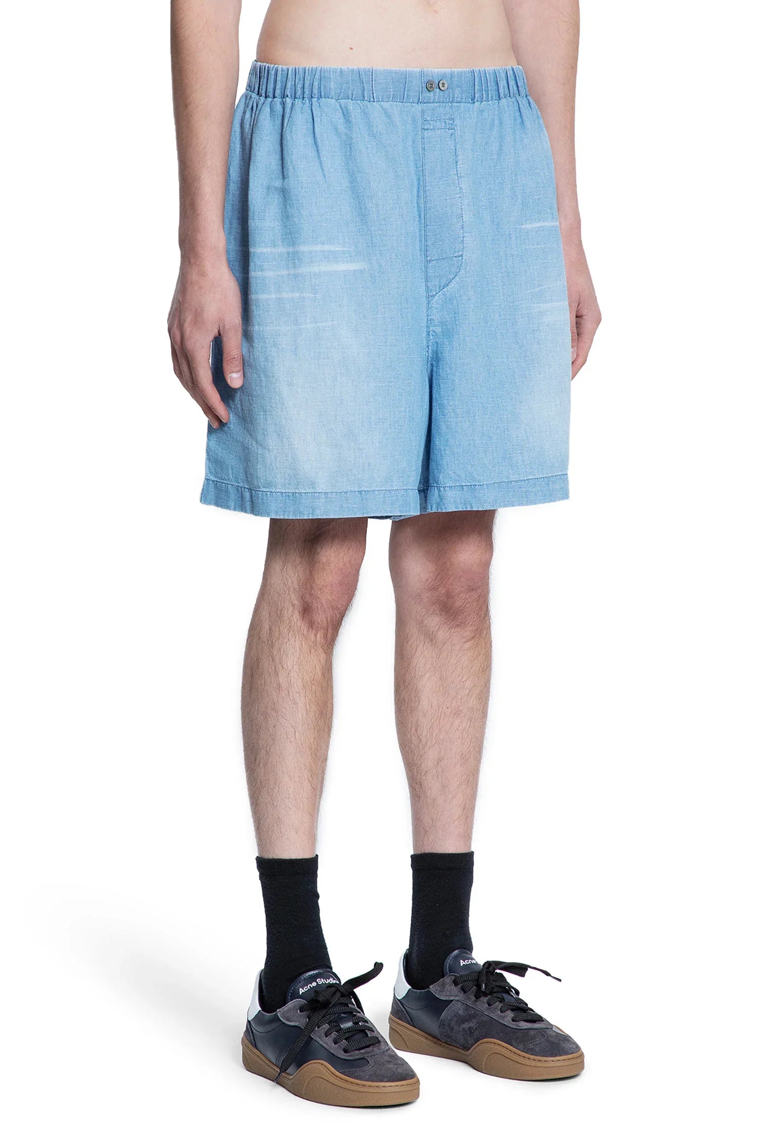 1996 Logo Denim Shorts Acne studios – Гарантія оригінальності – детальний вид