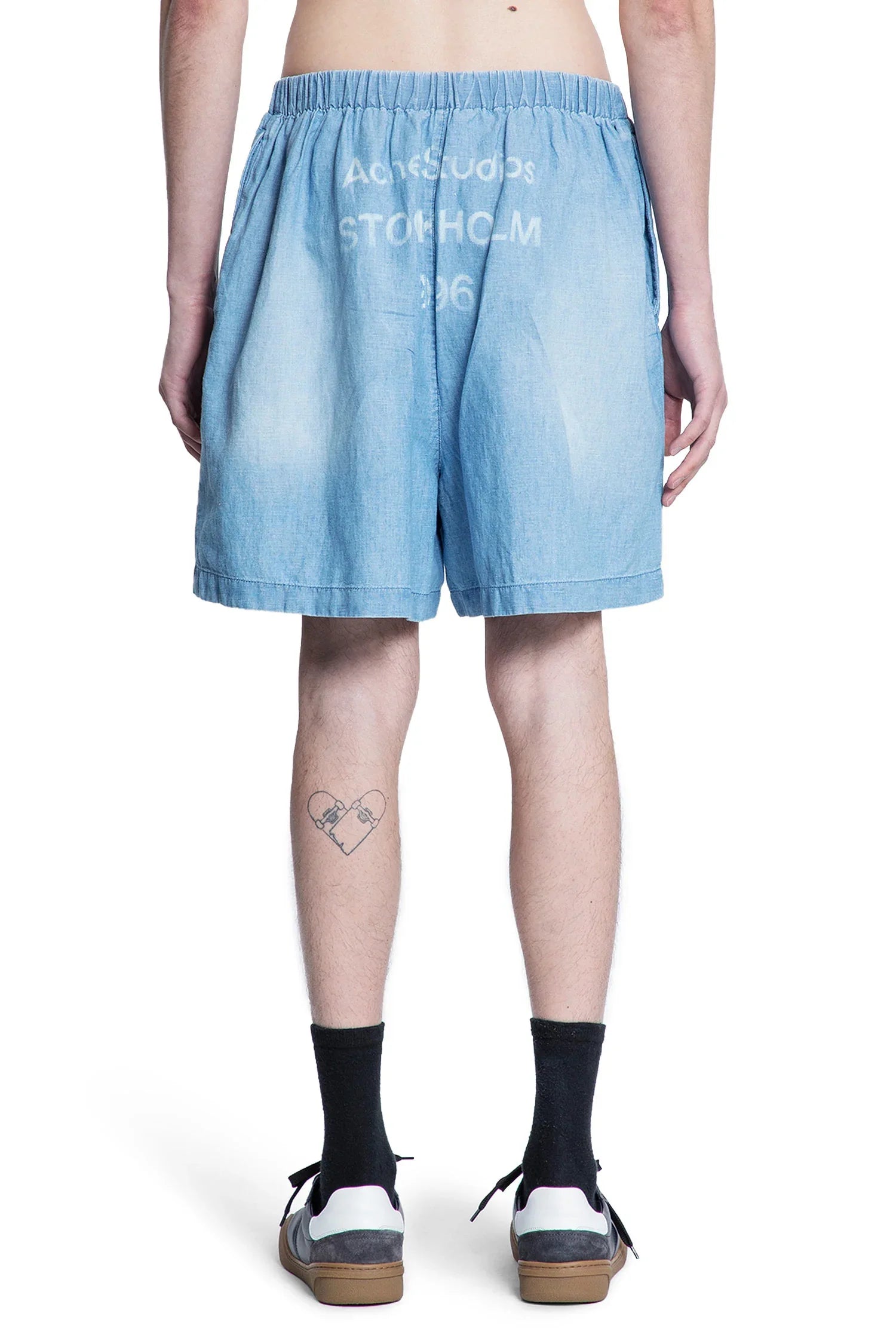 1996 Logo Denim Shorts Acne studios – Гарантія оригінальності – збільшений вид