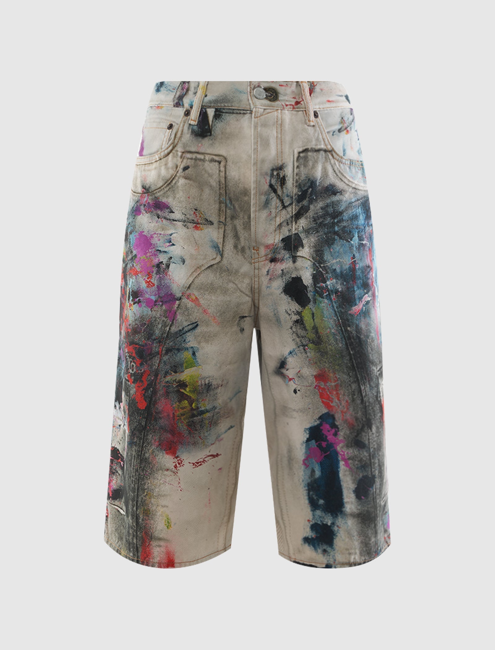 Оригінальна Painted Trouser Short Acne studios – боковий вид
