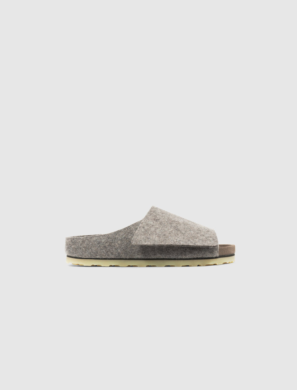 X Birkenstock The Los Feliz Wool Felt Ash Melange Fear of god оригінал – Купити в Україні – боковий вид