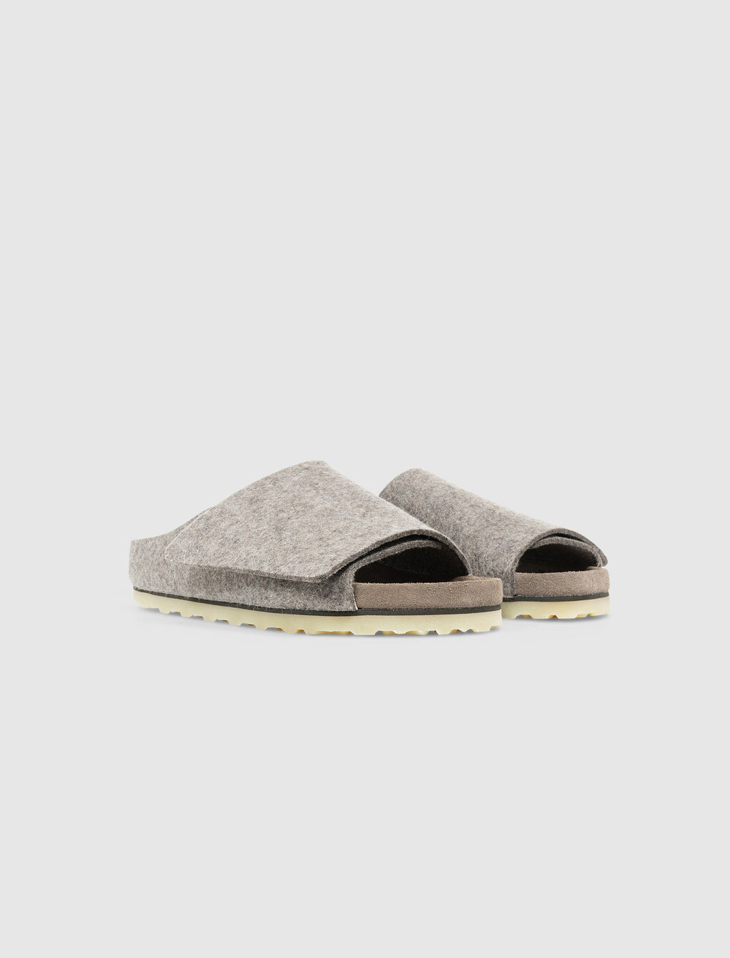 X Birkenstock The Los Feliz Wool Felt Ash Melange Fear of god оригінал – Купити в Україні – збільшений вид