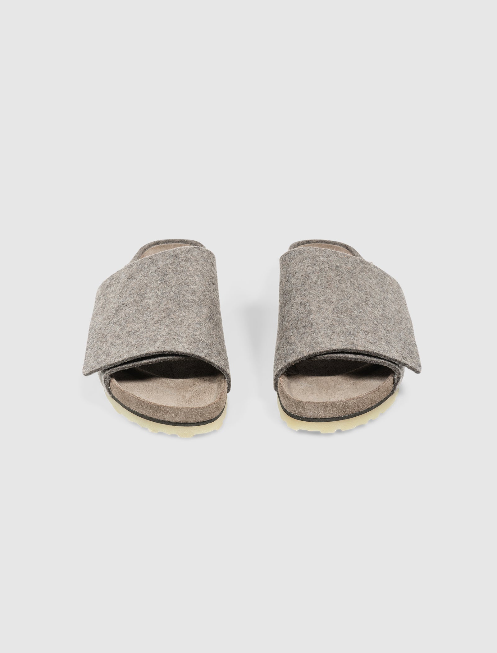 X Birkenstock The Los Feliz Wool Felt Ash Melange Fear of god оригінал – Купити в Україні – вид 6
