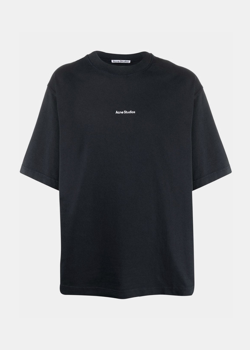 Оригінальна Black Logo T-Shirt Acne studios – боковий вид