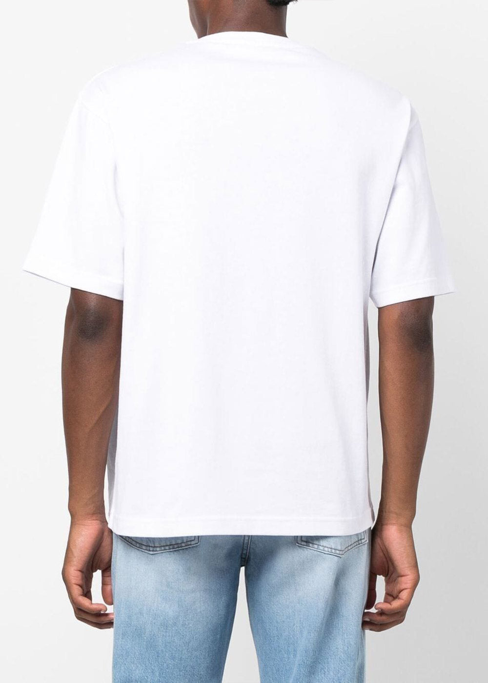 Оригінальна White Square Disco Print T-Shirt Acne studios – детальний вид