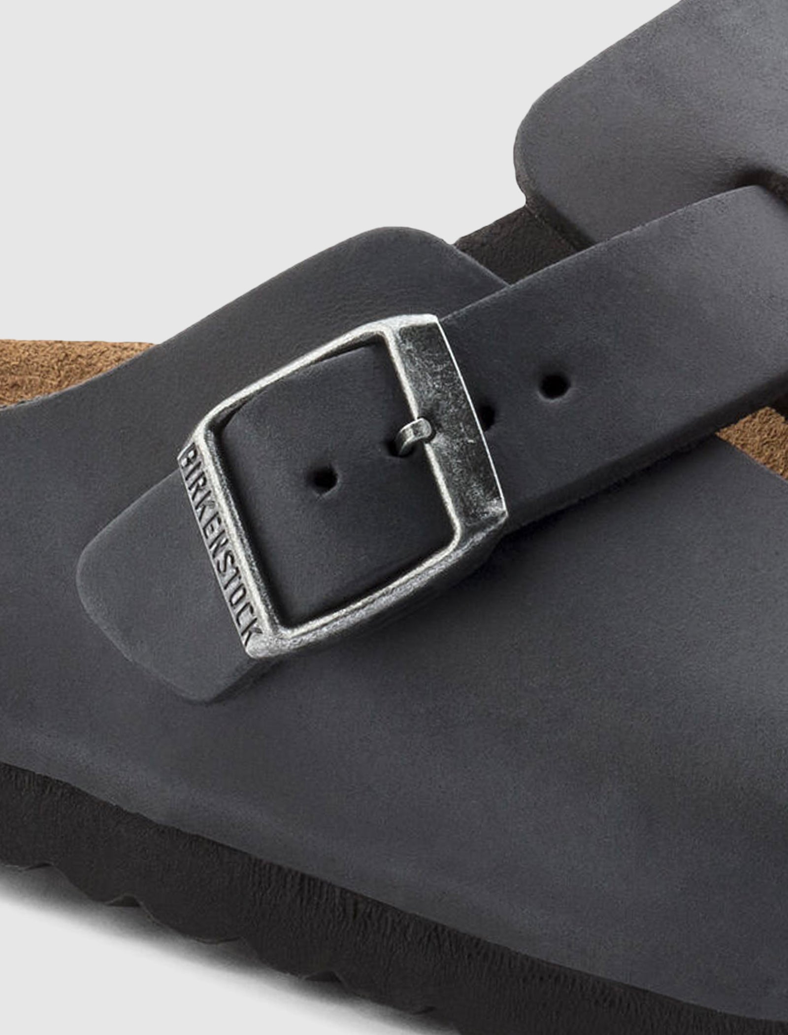 Оригінальна Boston Oiled Leather Black Birkenstock – вид ззаду - BIRKENSTOCK