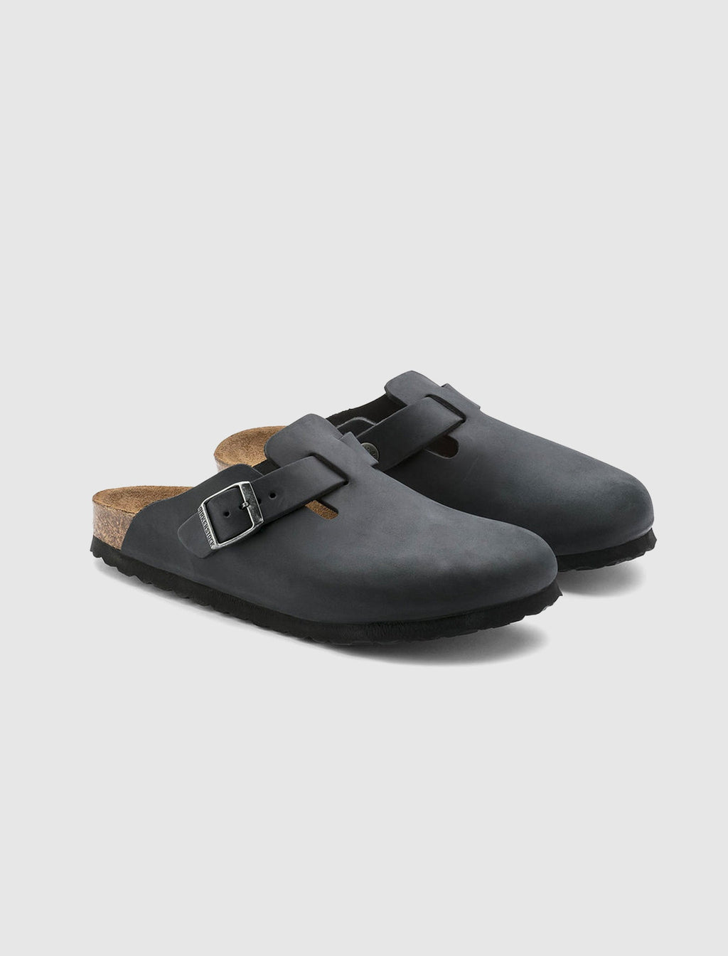 Оригінальна Boston Oiled Leather Black Birkenstock – детальний вид
