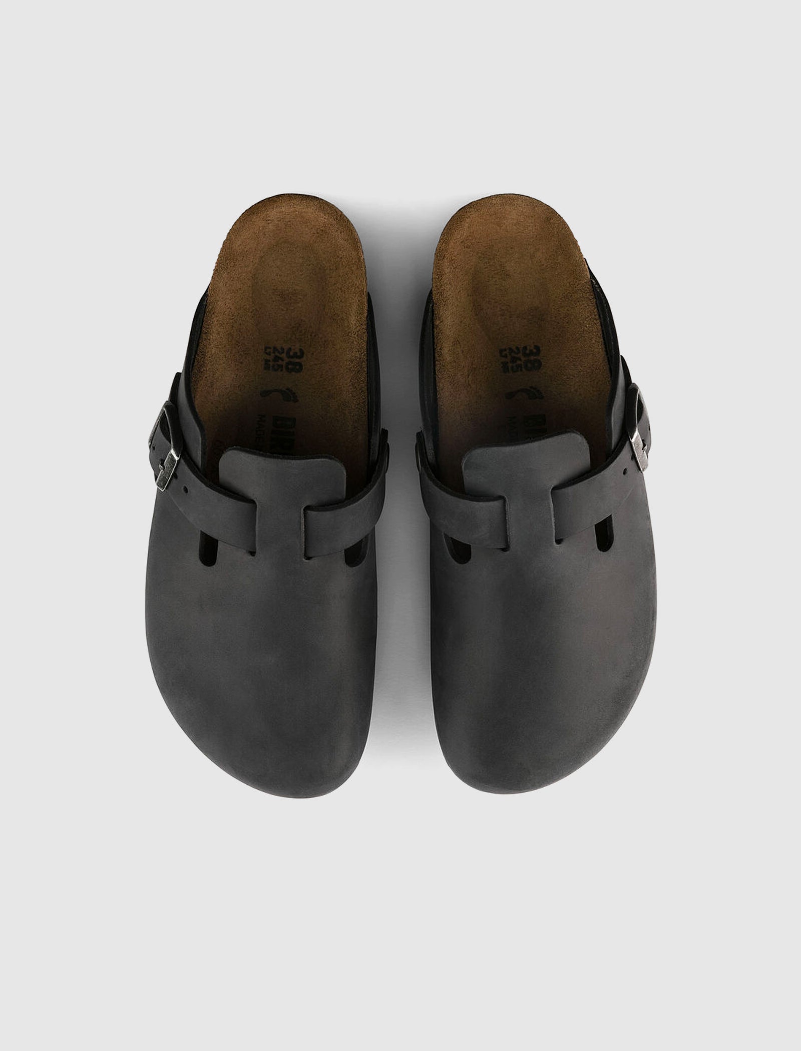 Оригінальна Boston Oiled Leather Black Birkenstock – збільшений вид - BIRKENSTOCK