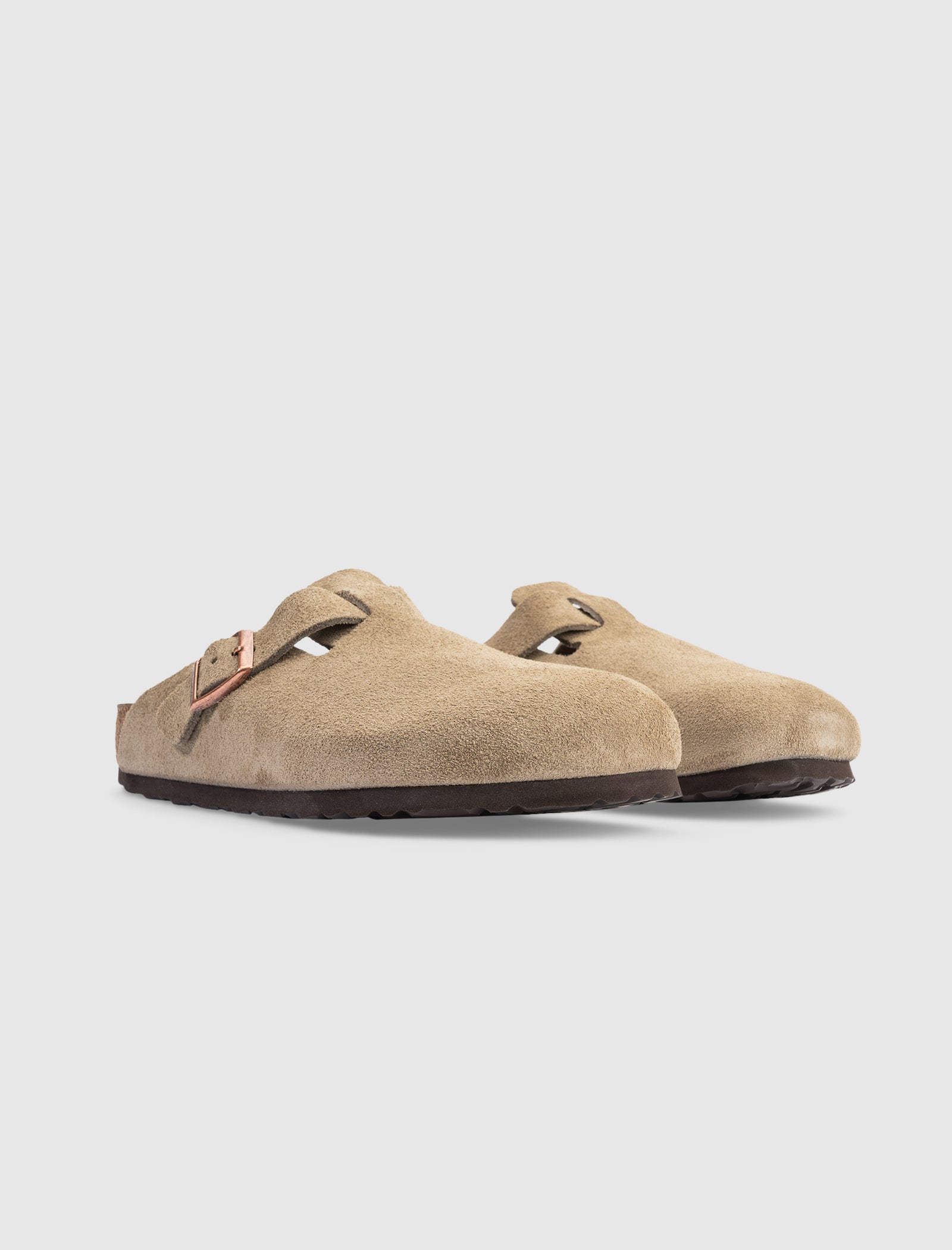 Оригінальна Boston Suede Leather Taupe Birkenstock – збільшений вид - BIRKENSTOCK