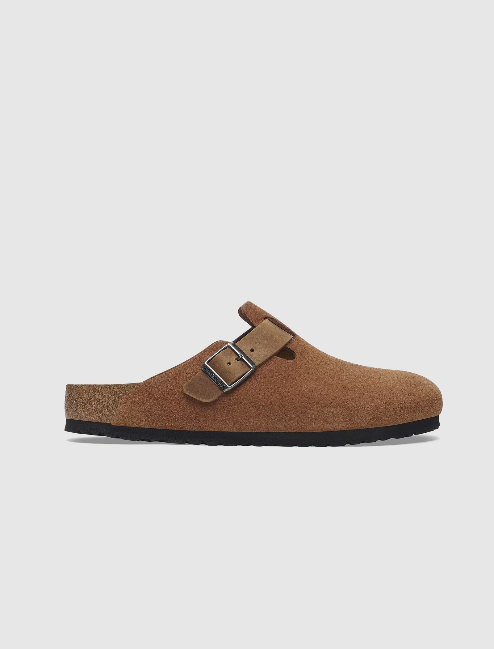 Оригінальна Boston Suede Cognac Birkenstock – боковий вид - BIRKENSTOCK