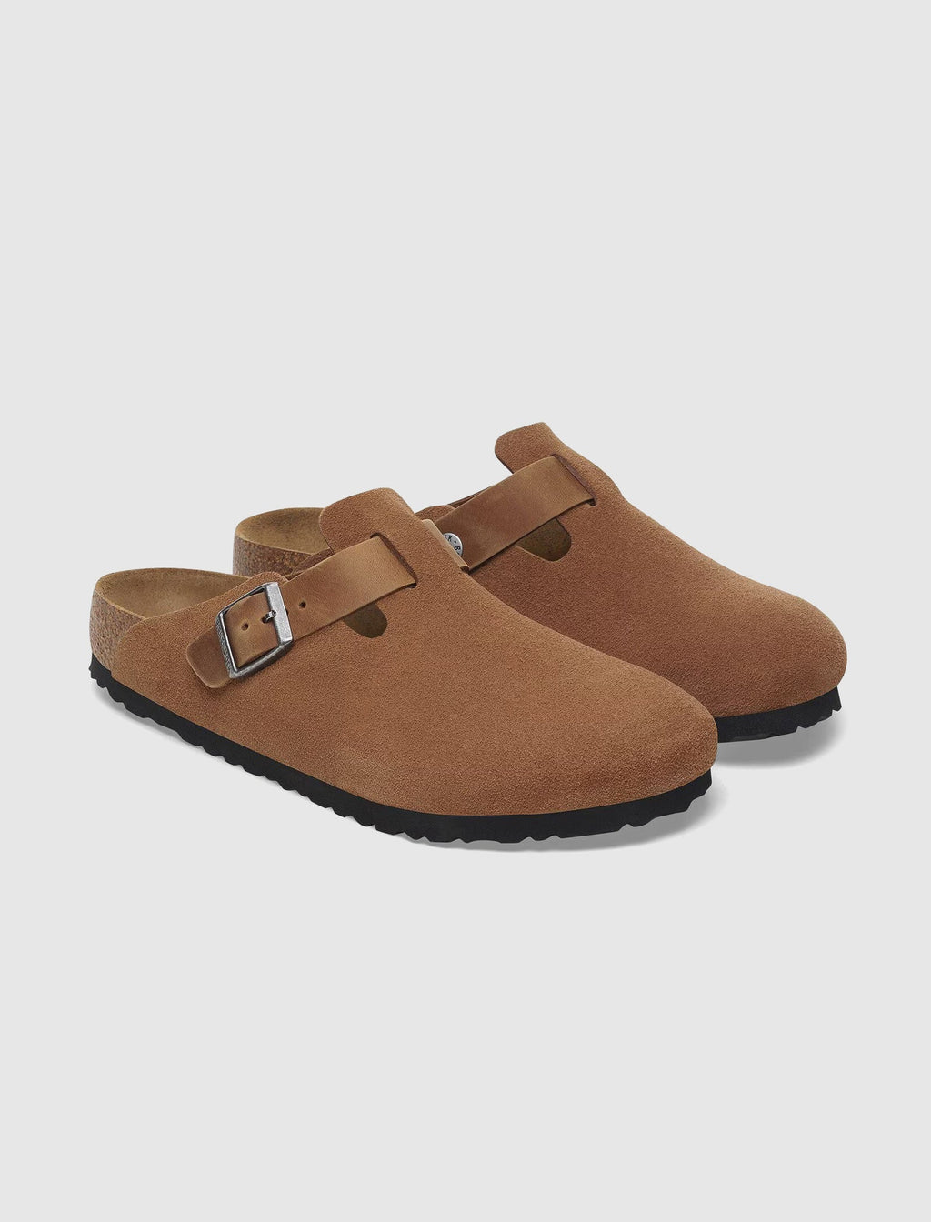 Оригінальна Boston Suede Cognac Birkenstock – детальний вид