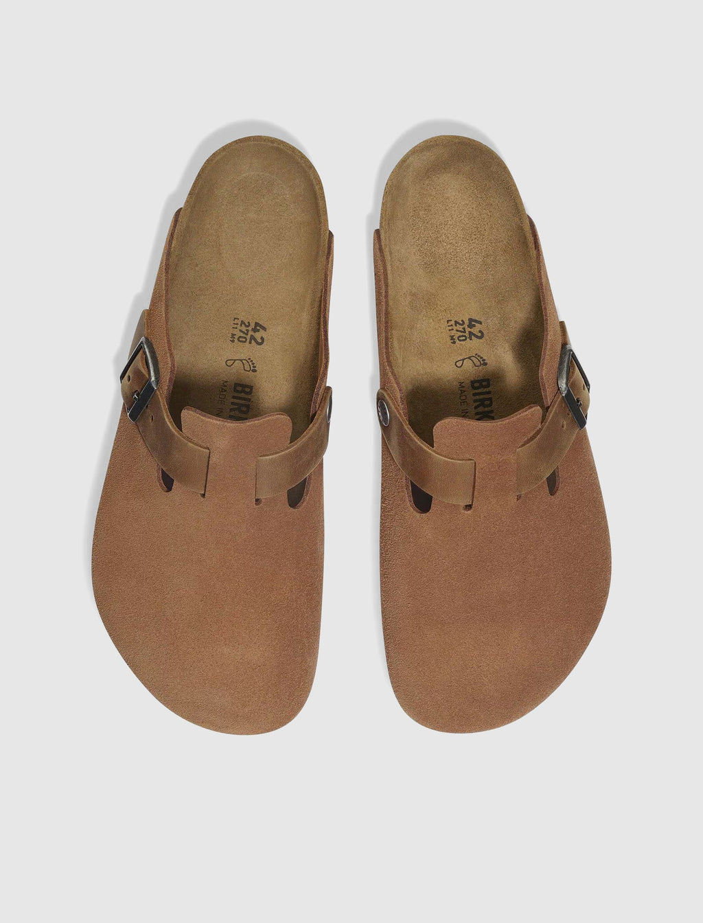 Оригінальна Boston Suede Cognac Birkenstock – збільшений вид