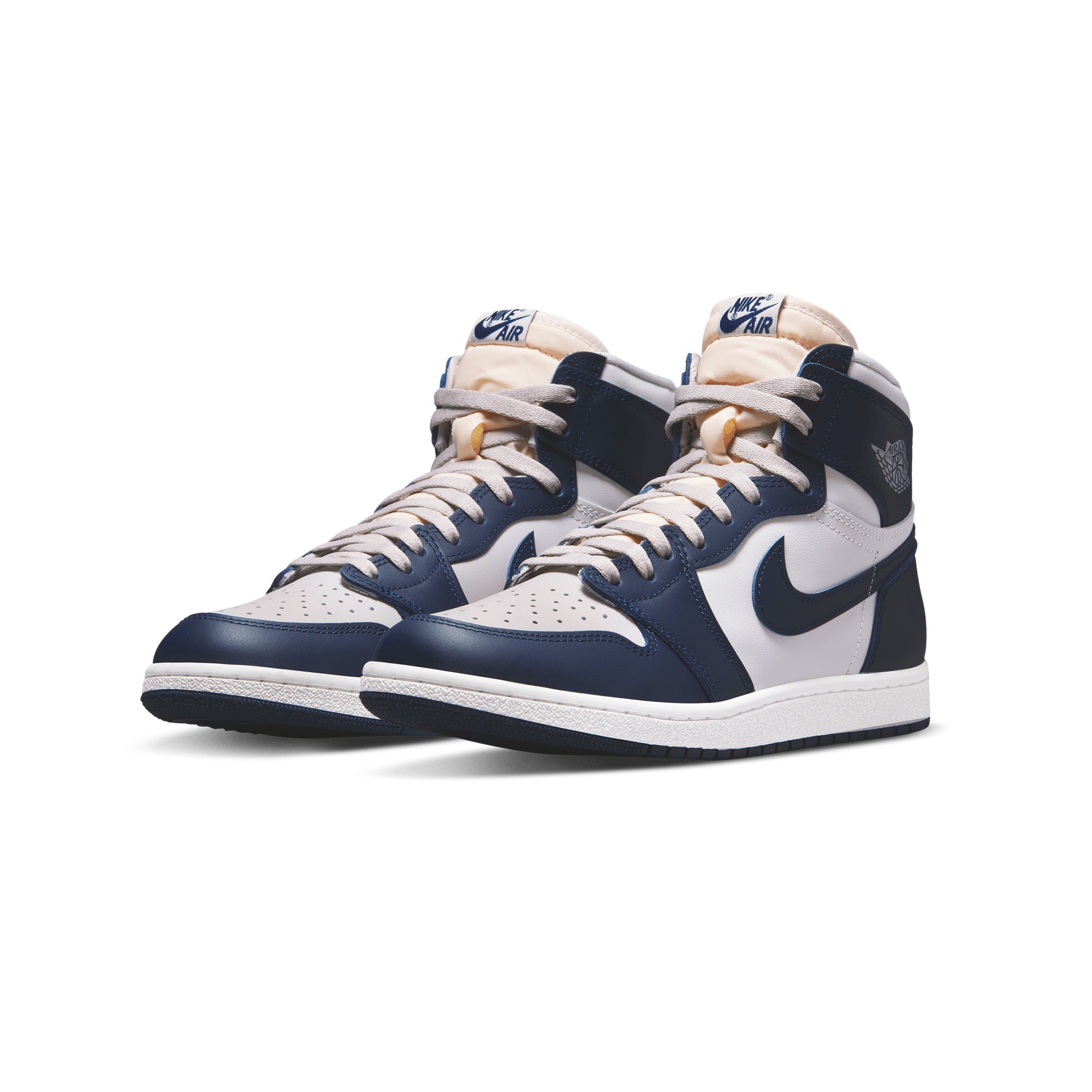 Оригінальна Mens 1 High 85 College Navy Shoes Air jordan – вид ззаду