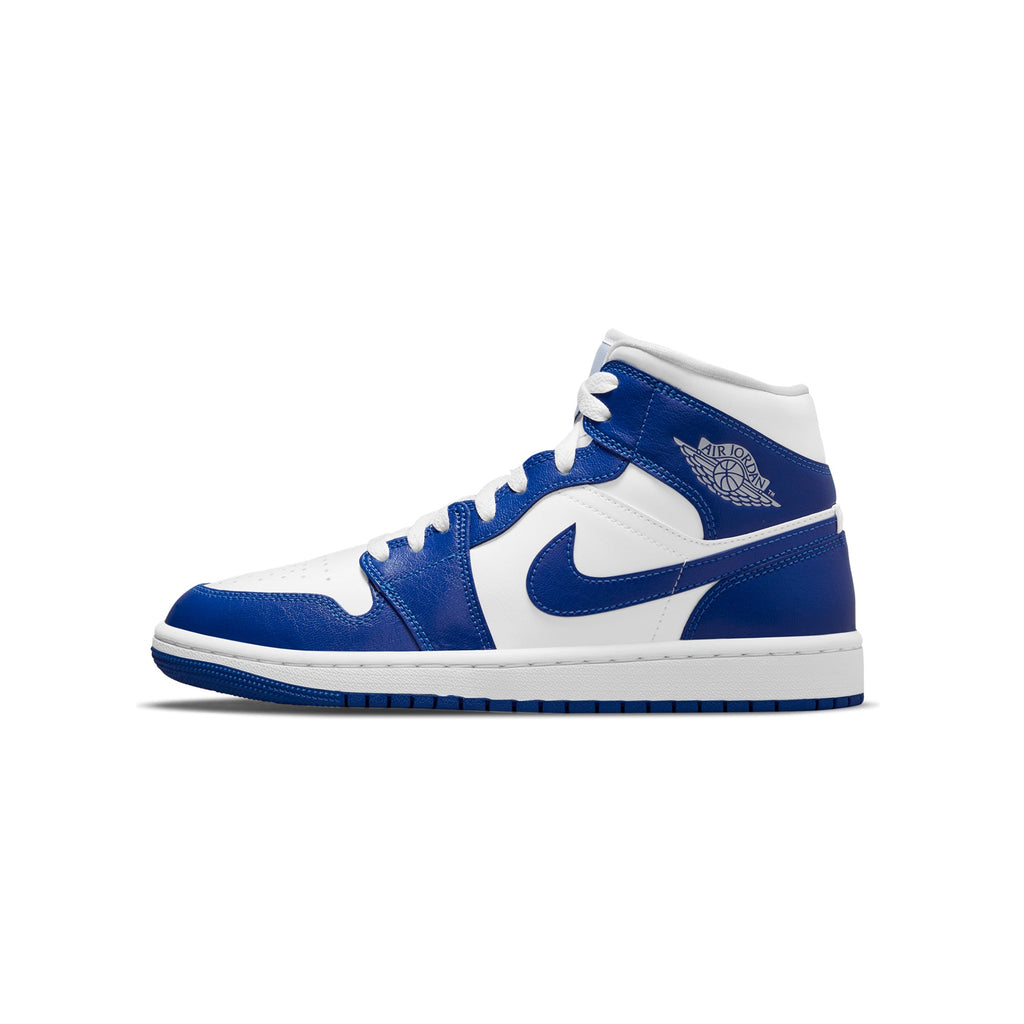 Womens 1 MID Shoes White Air jordan – Гарантія оригінальності – боковий вид