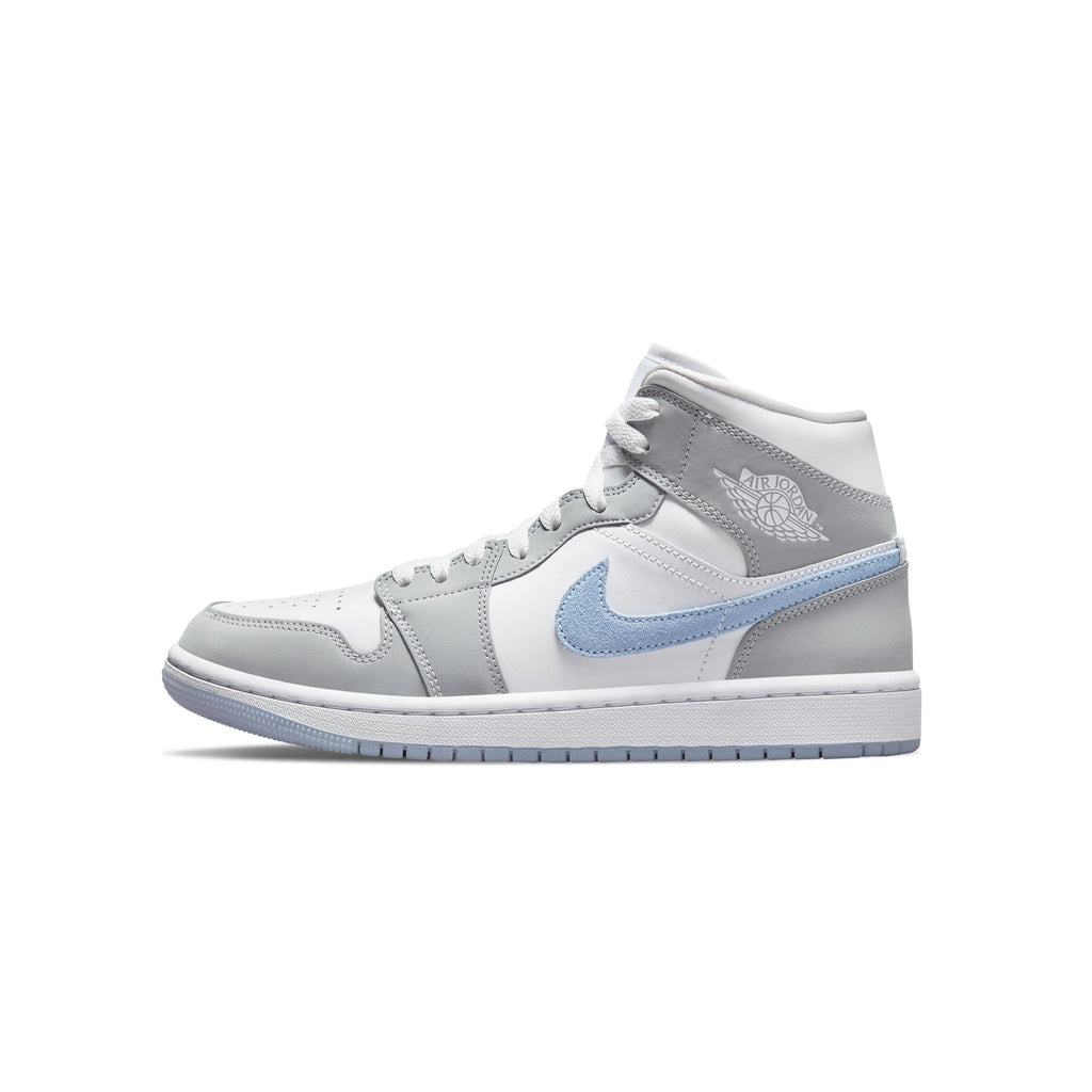 Womens 1 MID Shoes White Air jordan – Гарантія оригінальності – боковий вид