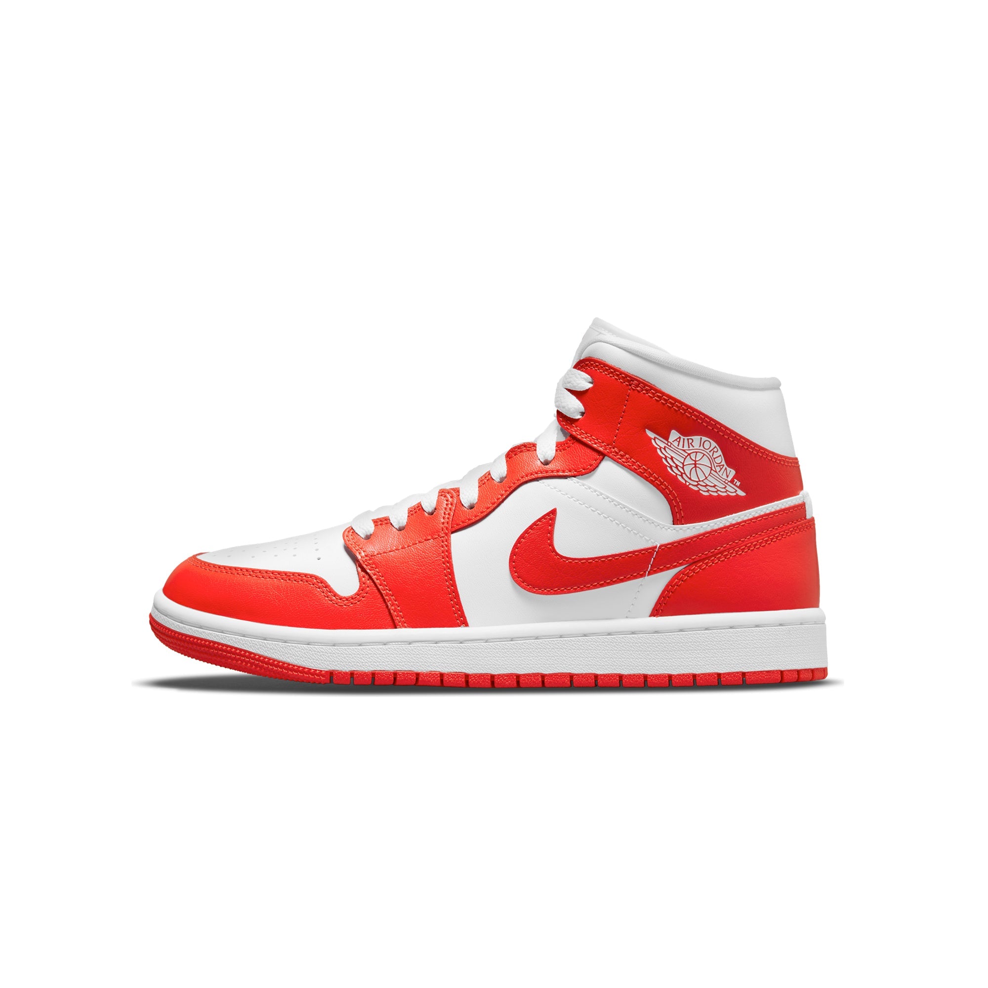 Womens 1 MID Shoes White Air jordan – Гарантія оригінальності – боковий вид