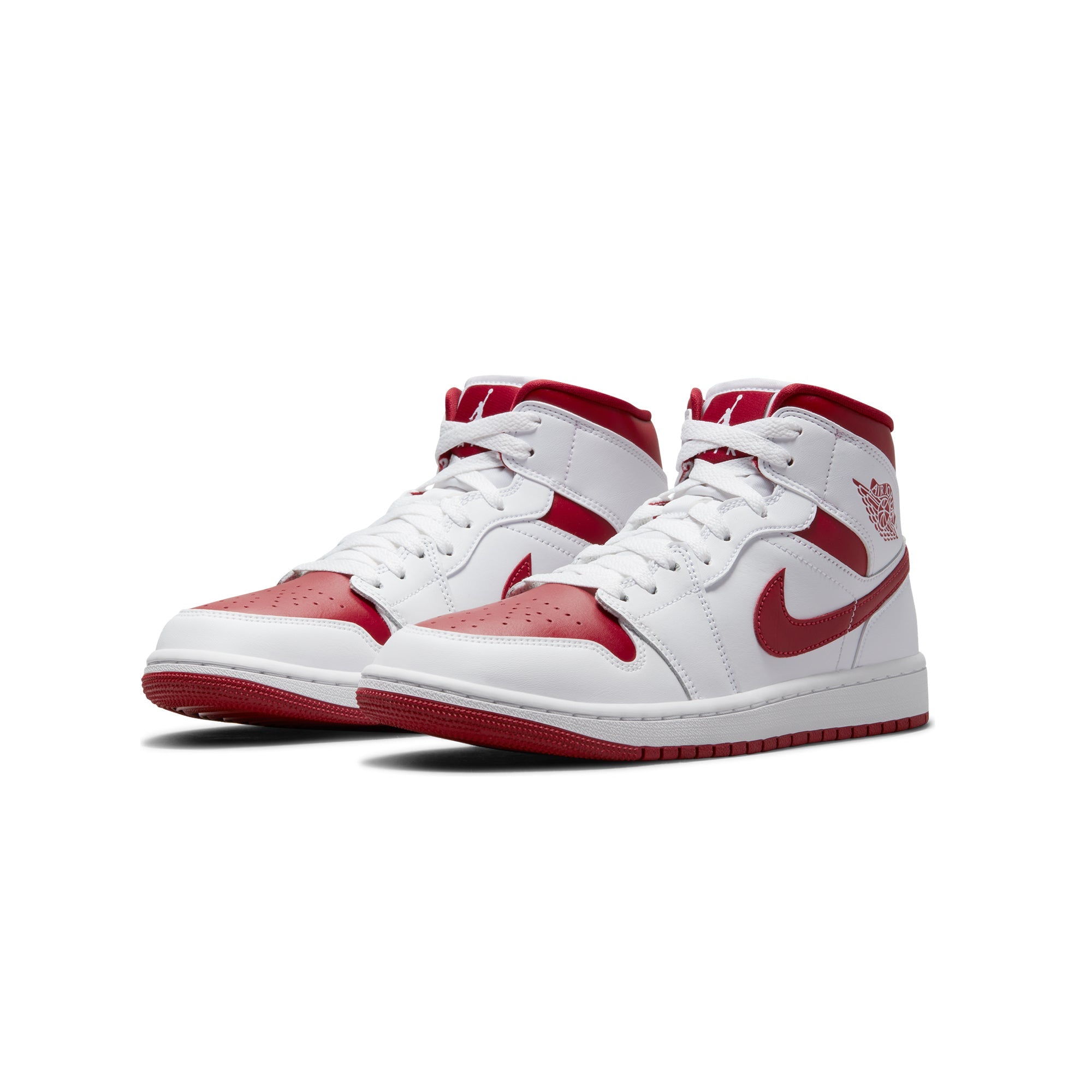 Womens 1 MID Shoes White Air jordan – Гарантія оригінальності – вид ззаду