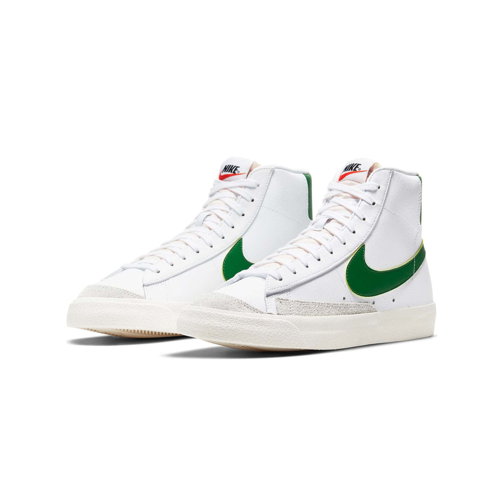 Оригінальна Mens Blazer MID 77 Vintage Pine Green Shoes Nike – вид ззаду