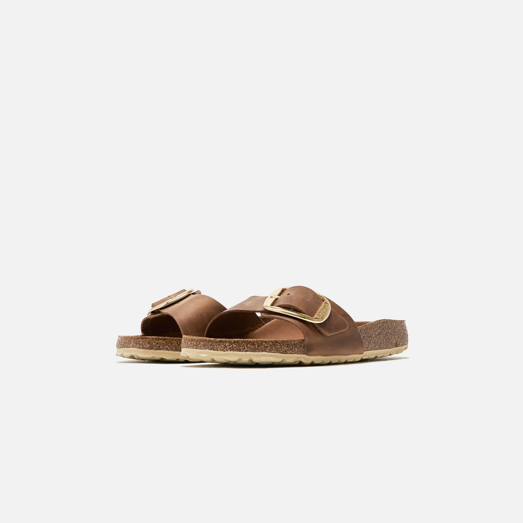 Wmns Madrid Big Buckle Cognac Brown Birkenstock – Гарантія оригінальності – збільшений вид