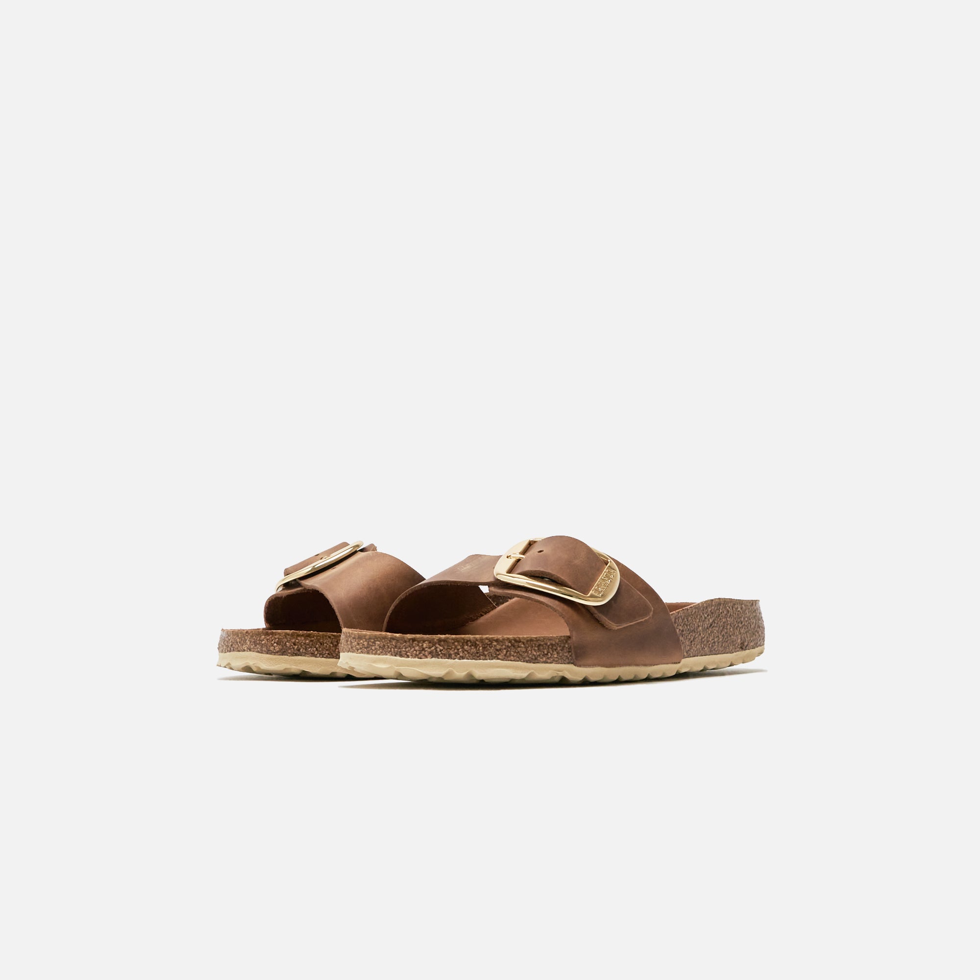 Wmns Madrid Big Buckle Cognac Brown Birkenstock – Гарантія оригінальності – збільшений вид - BIRKENSTOCK