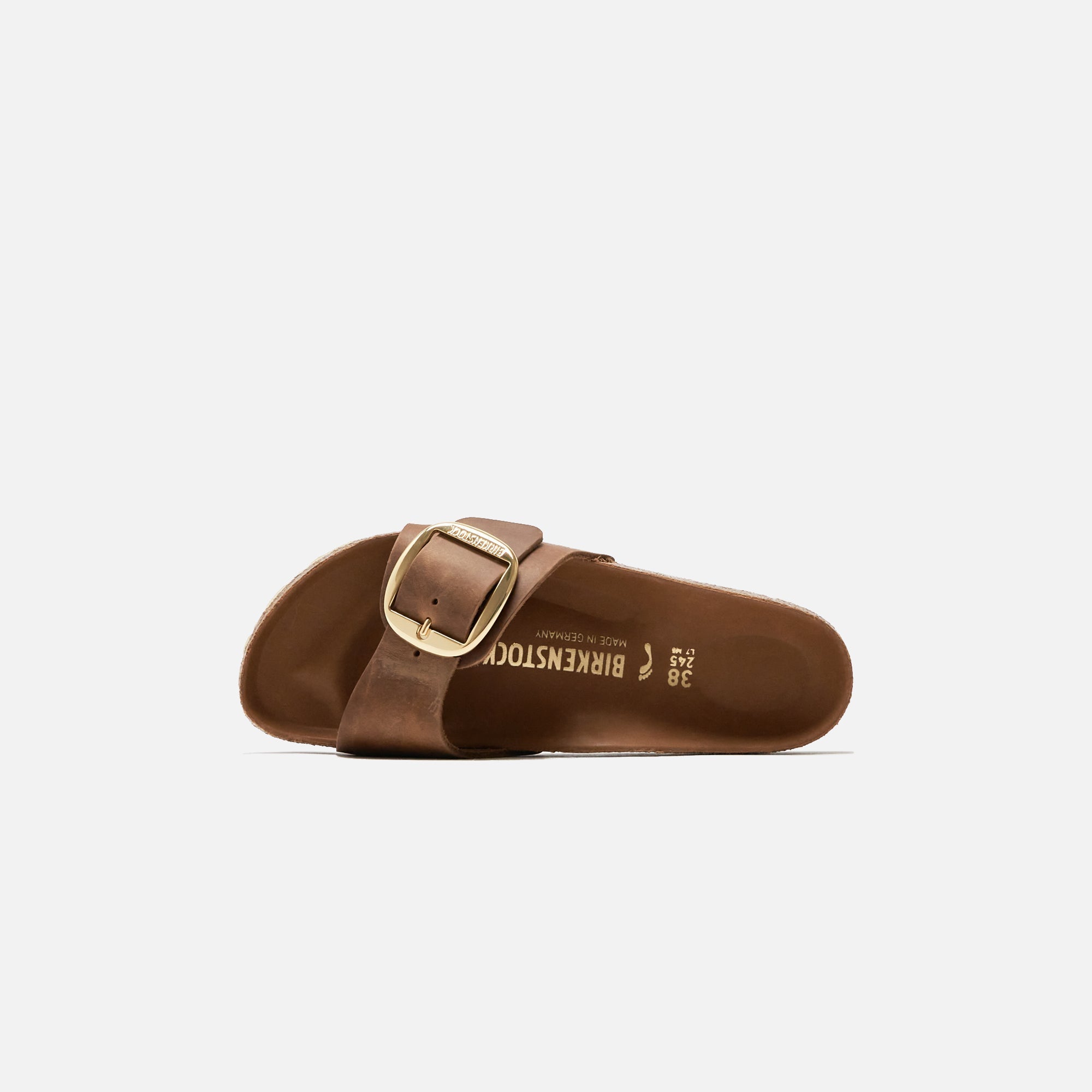 Wmns Madrid Big Buckle Cognac Brown Birkenstock – Гарантія оригінальності – детальний вид - BIRKENSTOCK