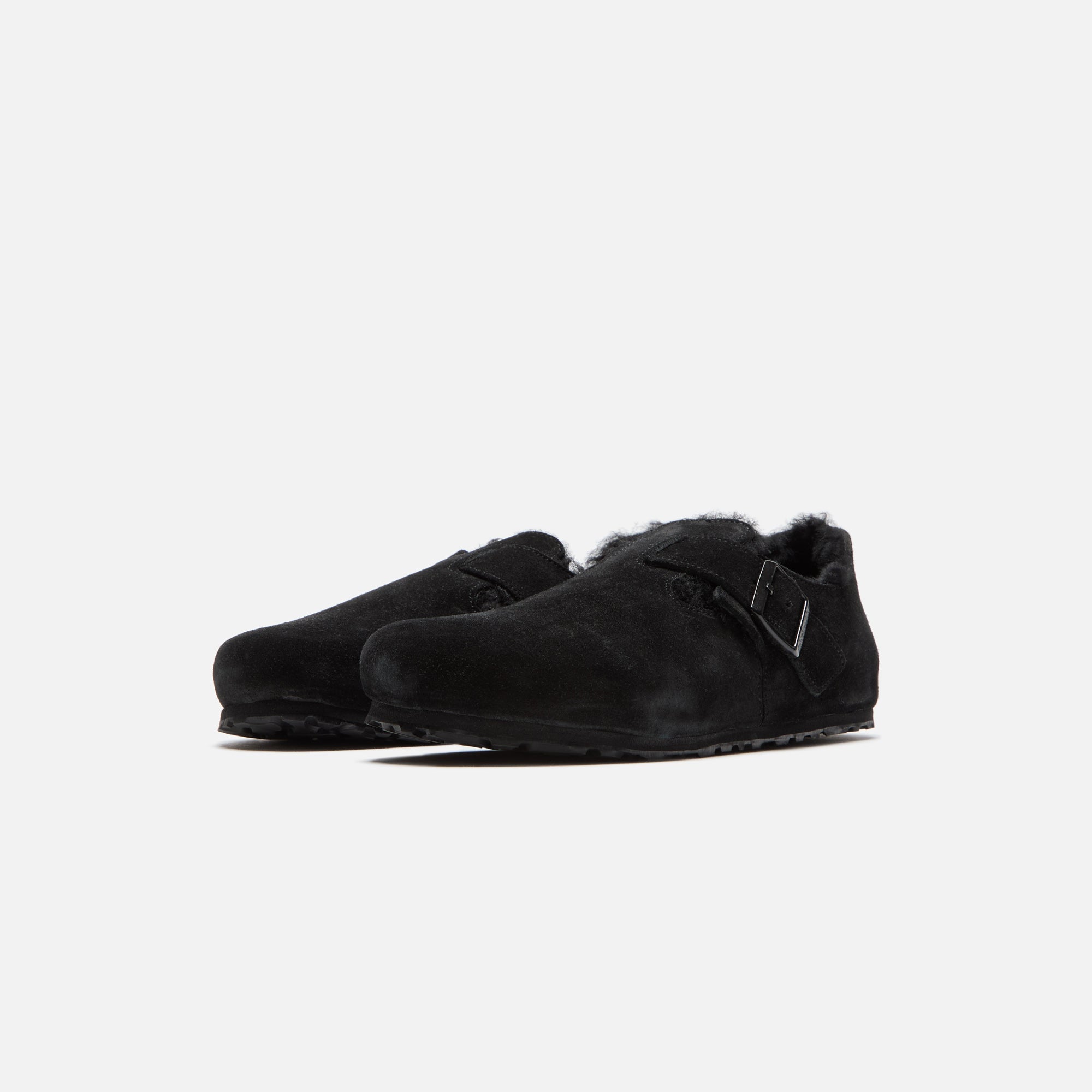 Оригінальна London Shearling Black Birkenstock – вид ззаду - BIRKENSTOCK