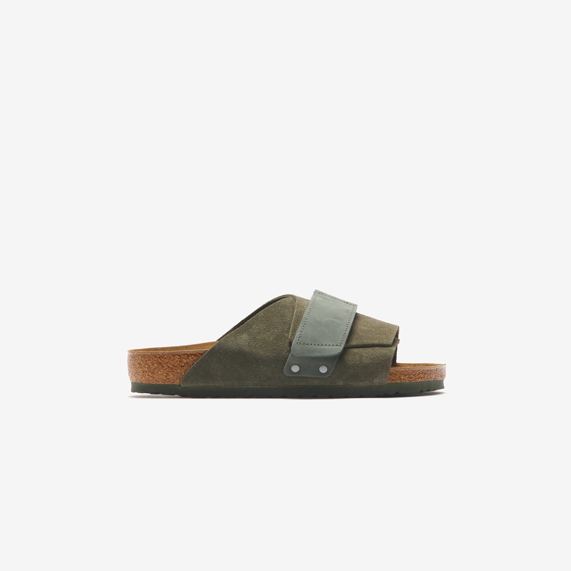 Kyoto Suede Thyme Birkenstock оригінал – Купити в Україні – боковий вид - BIRKENSTOCK