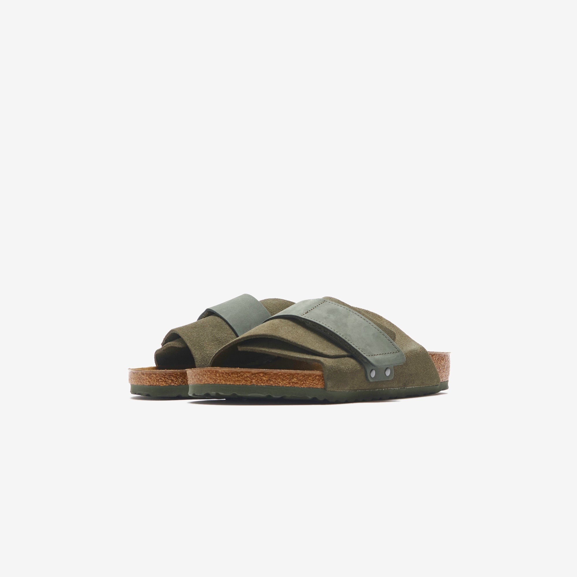 Kyoto Suede Thyme Birkenstock оригінал – Купити в Україні – вид ззаду - BIRKENSTOCK