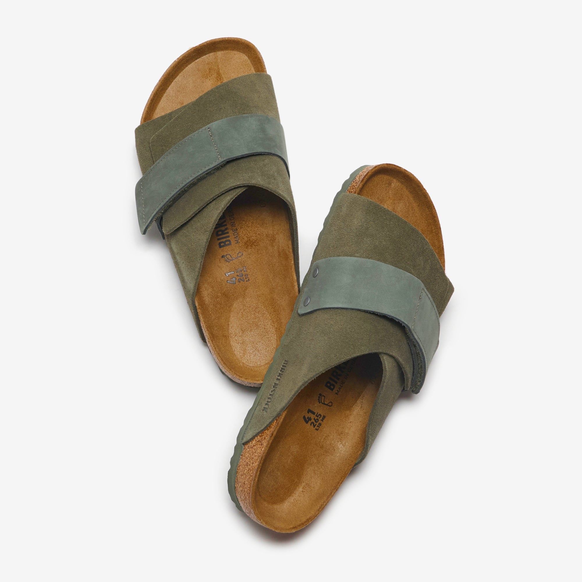 Kyoto Suede Thyme Birkenstock оригінал – Купити в Україні – збільшений вид - BIRKENSTOCK