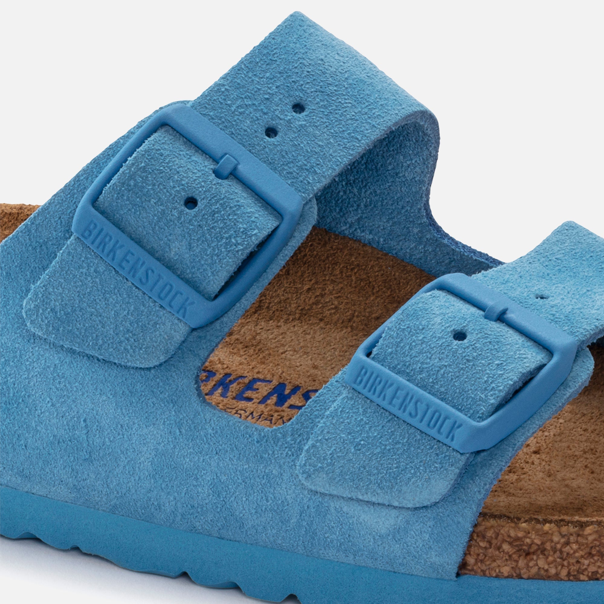 Wmns Arizona Sfb Suede Sky Blue Birkenstock – Гарантія оригінальності – детальний вид - BIRKENSTOCK