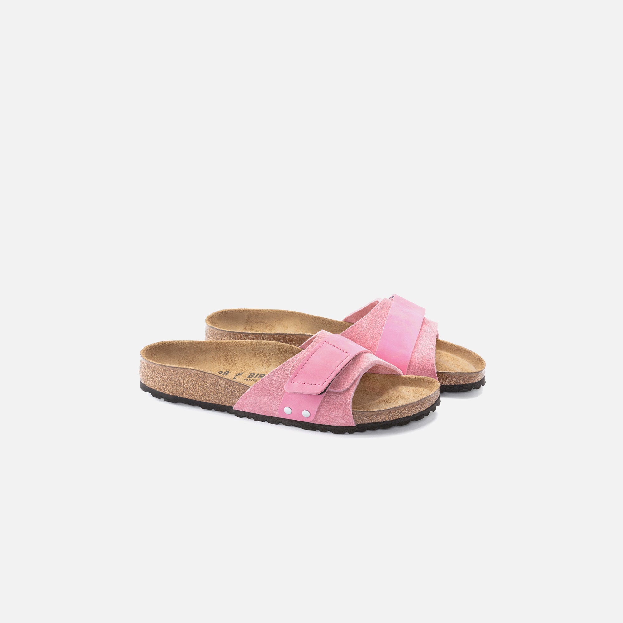 Oita Candy Pink Birkenstock – Гарантія оригінальності – вид ззаду