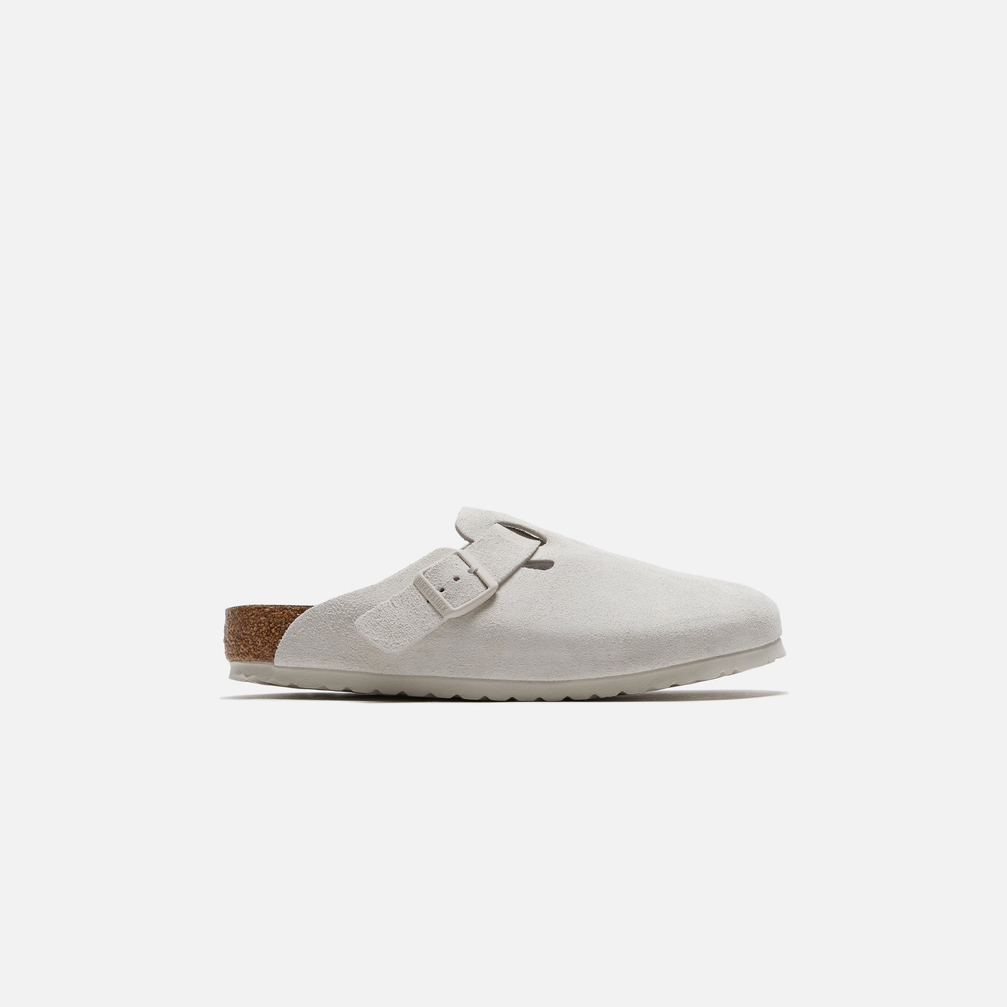 Boston Antique Suede White Birkenstock оригінал – Купити в Україні – боковий вид - BIRKENSTOCK