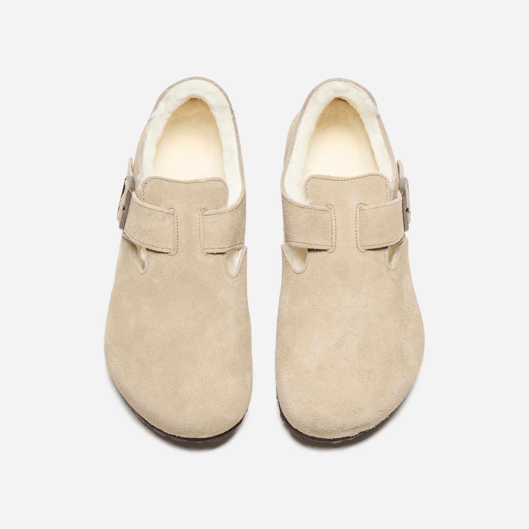 Оригінальна London Shearling Taupe Birkenstock – збільшений вид - BIRKENSTOCK