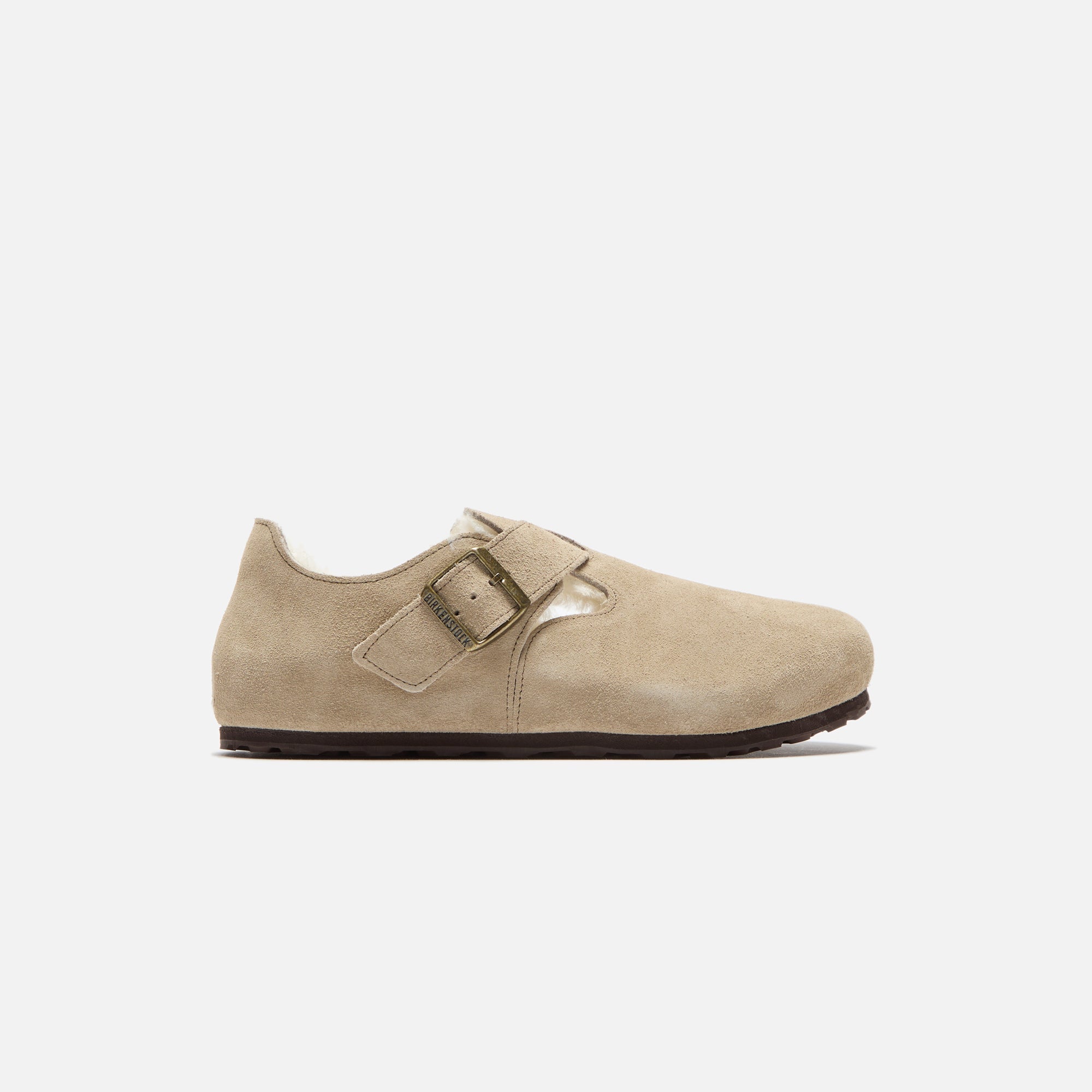 Оригінальна London Shearling Taupe Birkenstock – боковий вид - BIRKENSTOCK