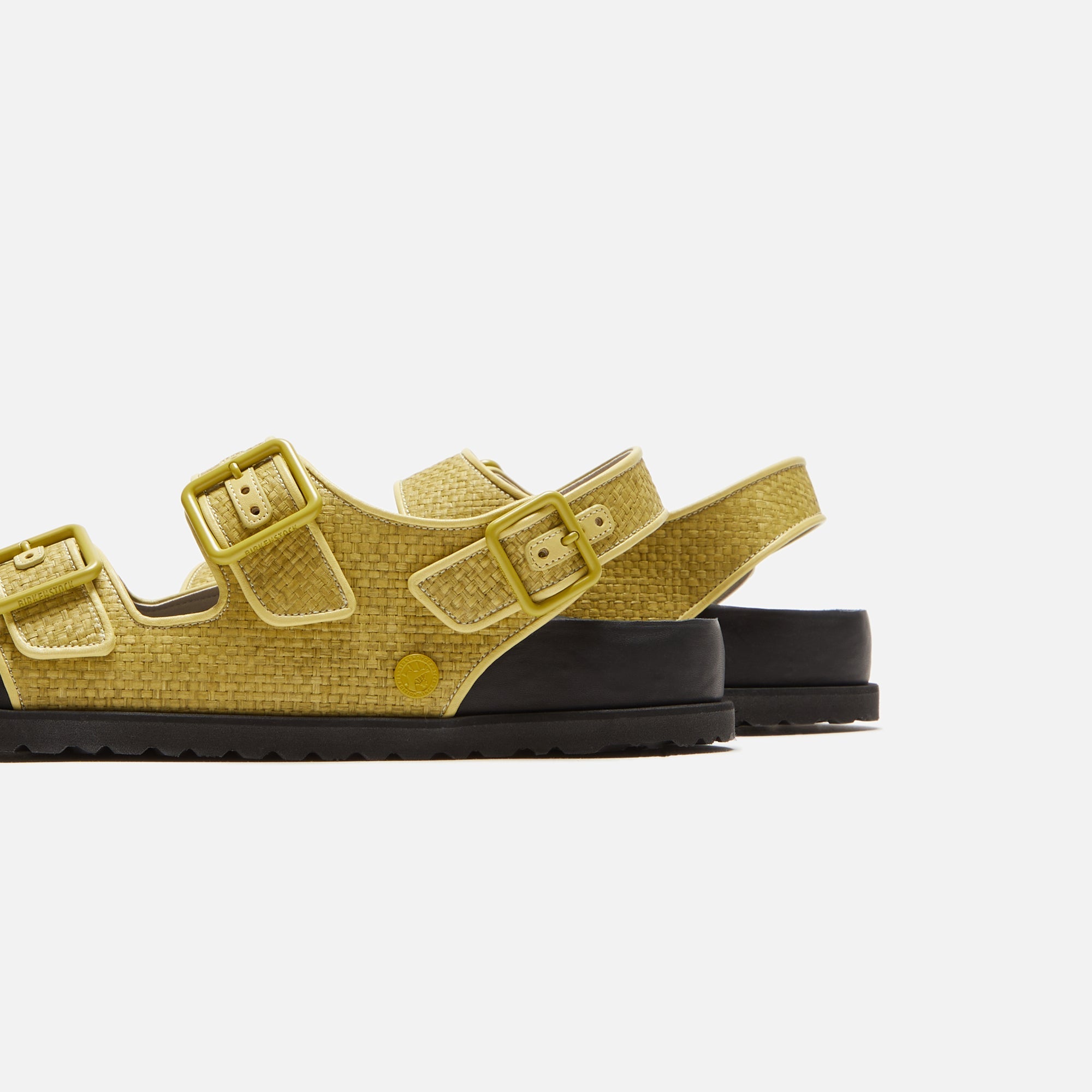 Milano Raffia Luxe Golden Olive Birkenstock оригінал – Купити в Україні – детальний вид - BIRKENSTOCK