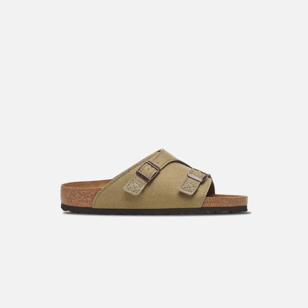 X Jesse Leyva Zurich Canvas Faded Khaki Birkenstock – Гарантія оригінальності – боковий вид