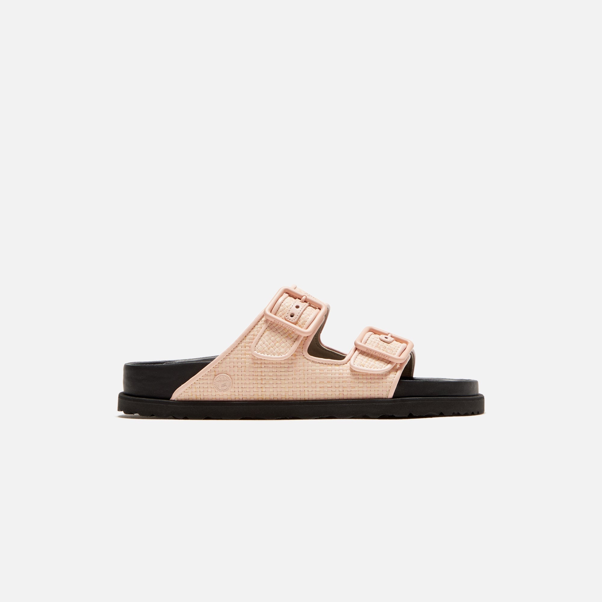 Оригінальна Wmns Arizona Raffia Luxe Chintz Rose Birkenstock – боковий вид - BIRKENSTOCK