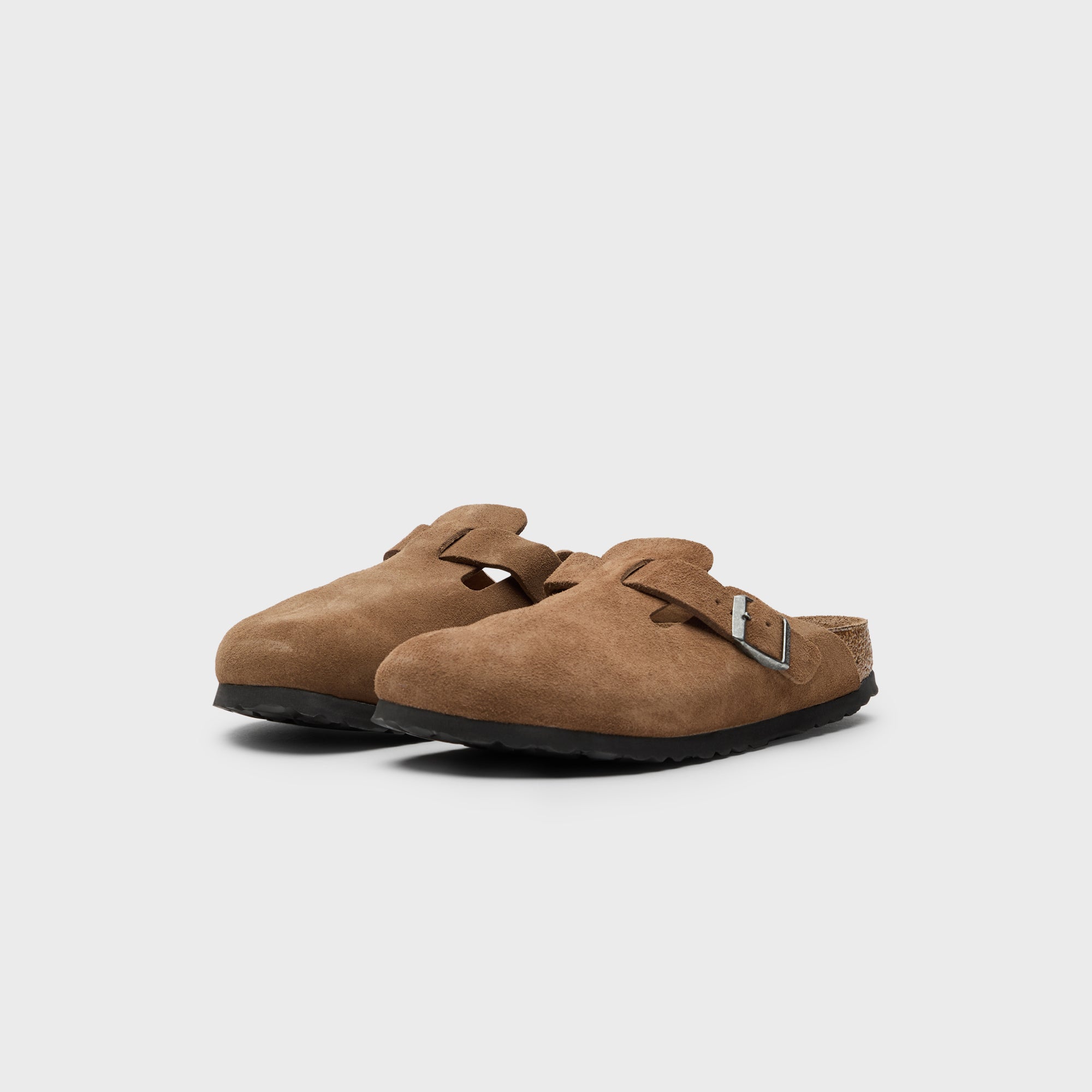 Wmns Boston Soft Footbed Dark Tea Birkenstock оригінал – Купити в Україні – вид ззаду - BIRKENSTOCK