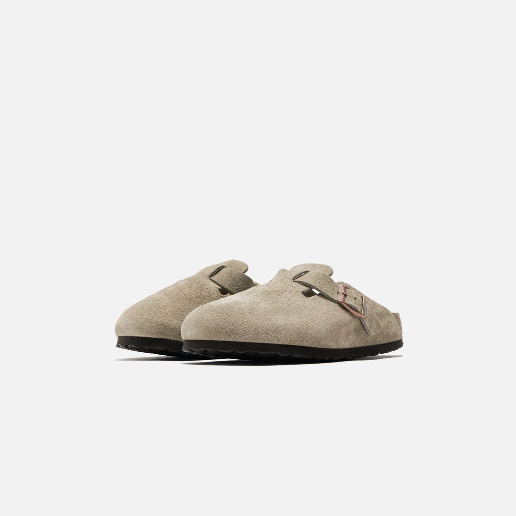 Wmns Boston Soft Footbed Suede Taupe Birkenstock оригінал – Купити в Україні – збільшений вид