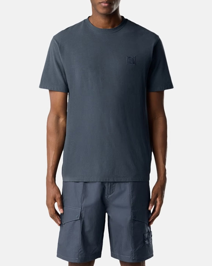 Crew Neck Logo Patch T Shirt Stone island оригінал – Купити в Україні – вид ззаду