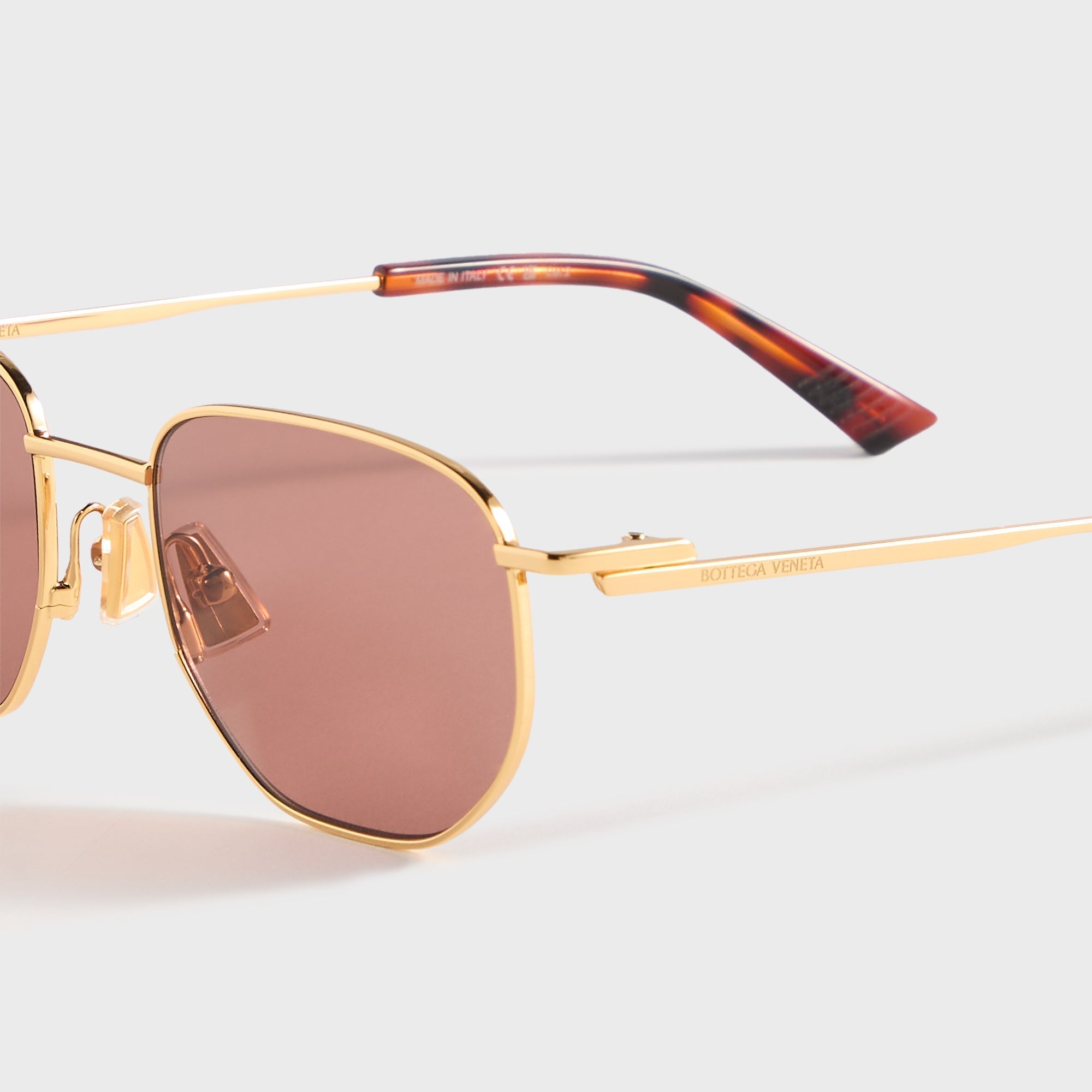 Metal Square Sunglasses Gold Bottega veneta оригінал – Купити в Україні – детальний вид