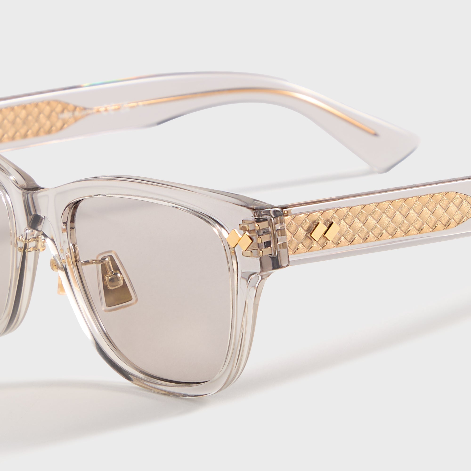 Square Sunglasses Grey Bottega veneta – Гарантія оригінальності – детальний вид