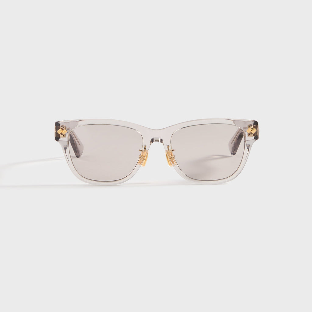 Square Sunglasses Grey Bottega veneta – Гарантія оригінальності – боковий вид